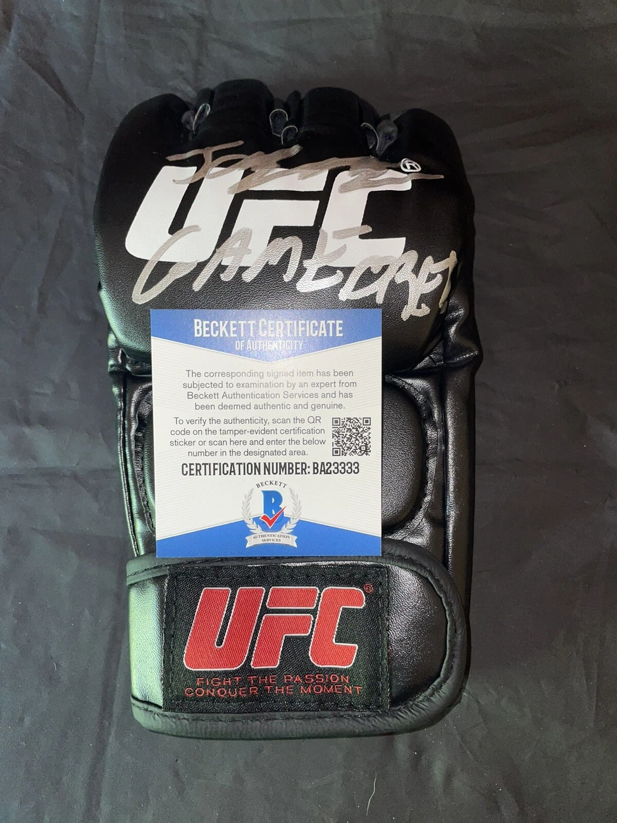 Jorge Masvidal Signed UFC Boxing Glove Champion Gamebred BMF Beckett #2