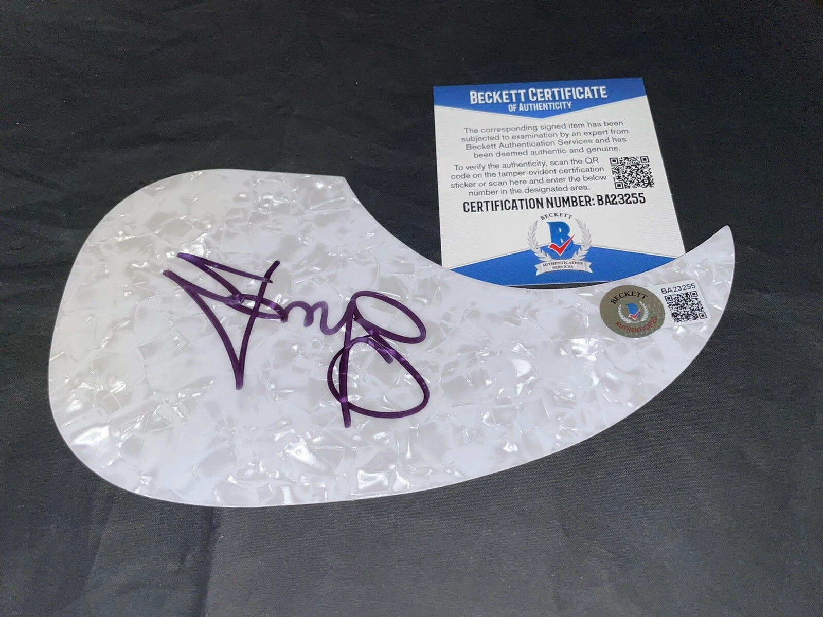 Sherrie Austin Signed Acoustic Pickguard Music Legend Beckett #2