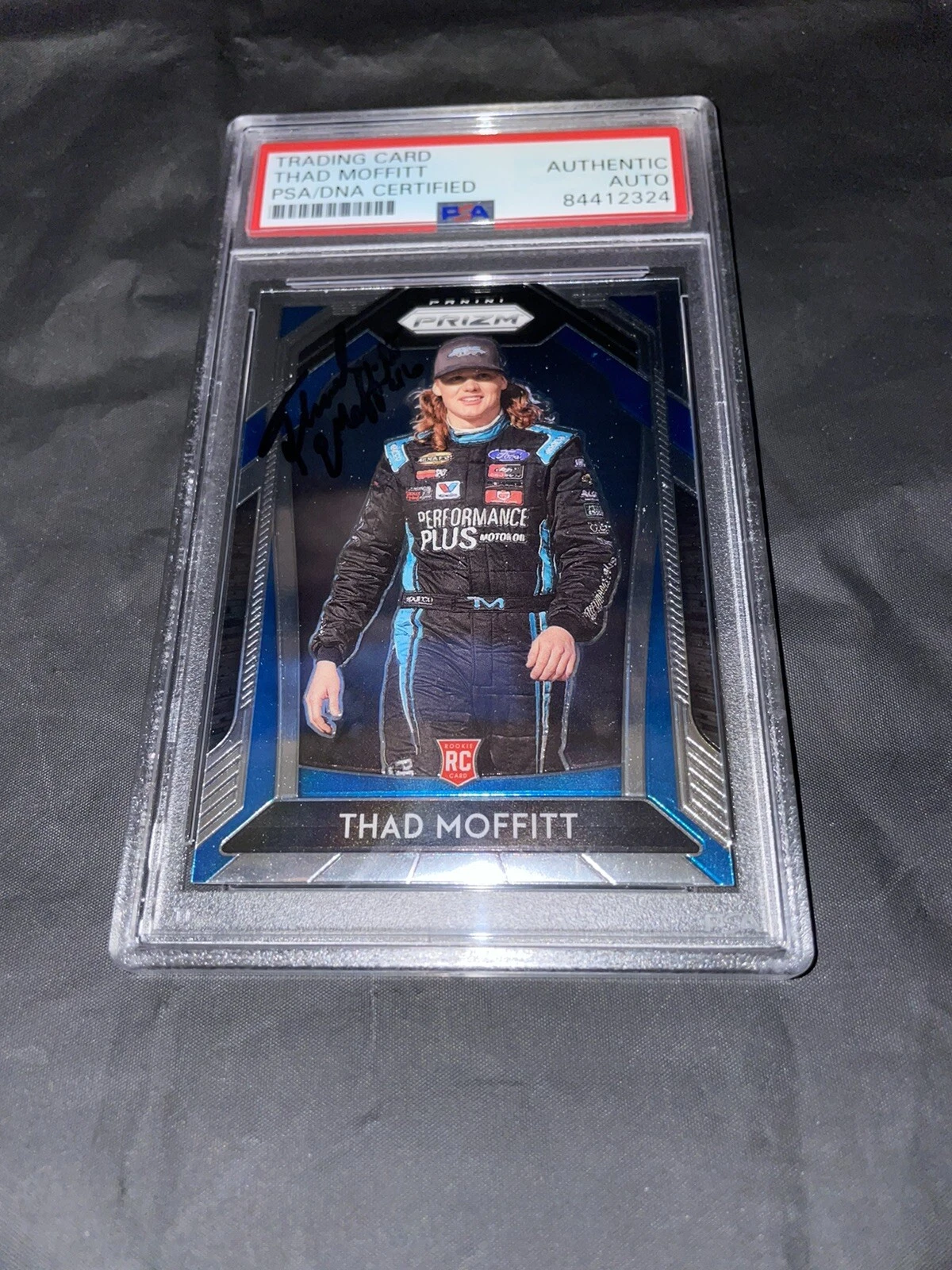 THAD MOFFITT SIGNED PANINI PRIZM TRADING CARD PSA/DNA COLLECTIBLE MEMORABILIA