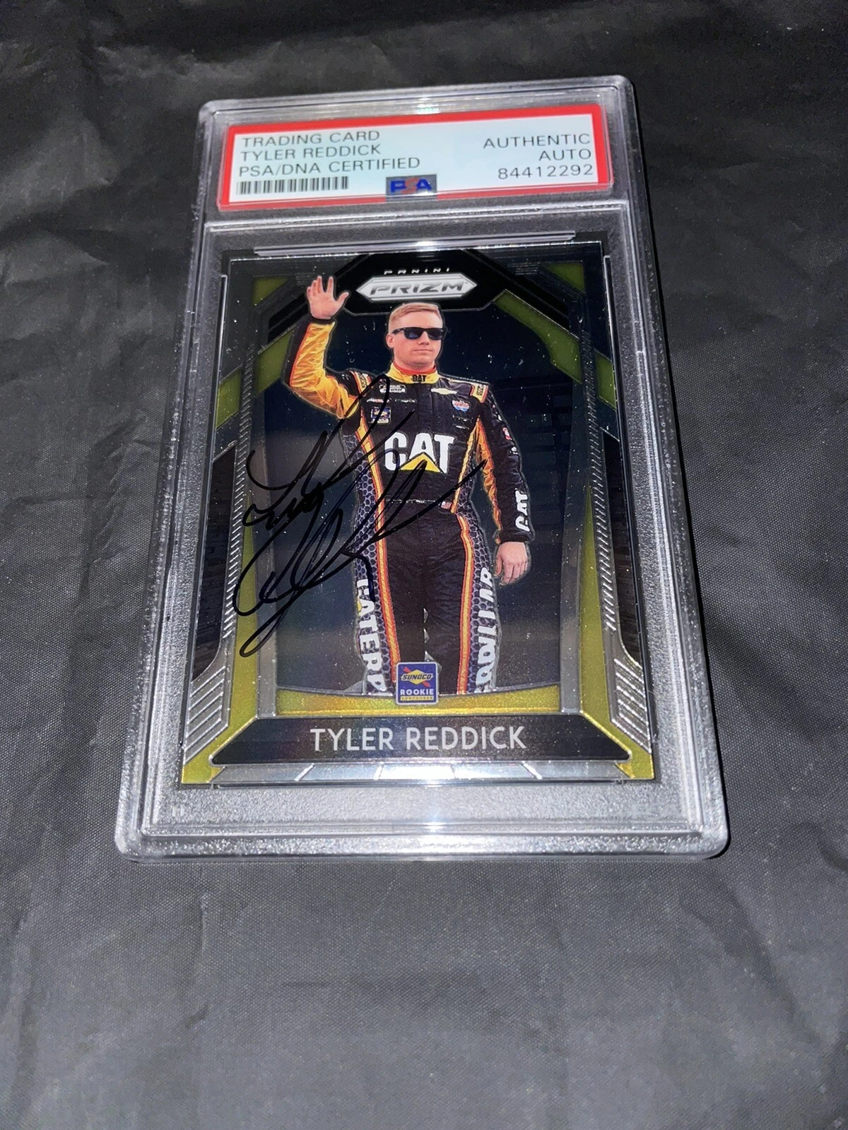 Tyler Reddick Signed Panini Prizm Trading Card PSA/DNA
