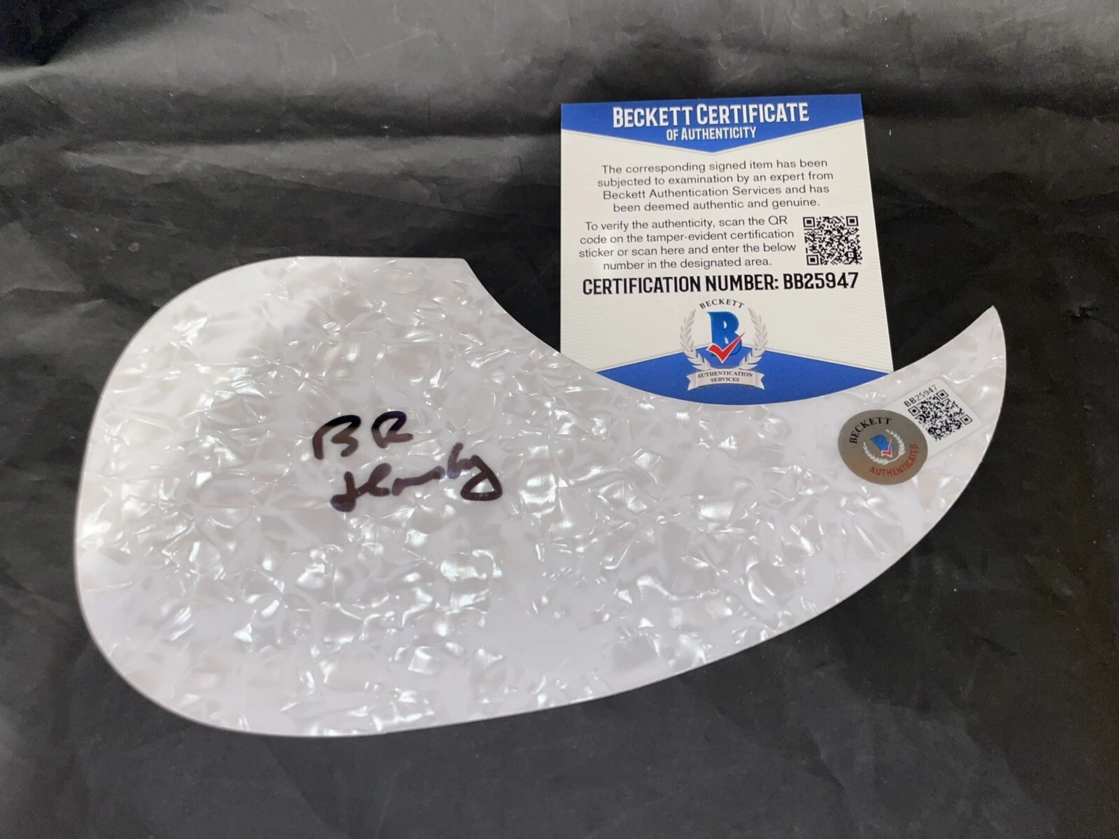 Bruce Hornsby Signed Acoustic Pickguard Legendary Superstar Beckett #2