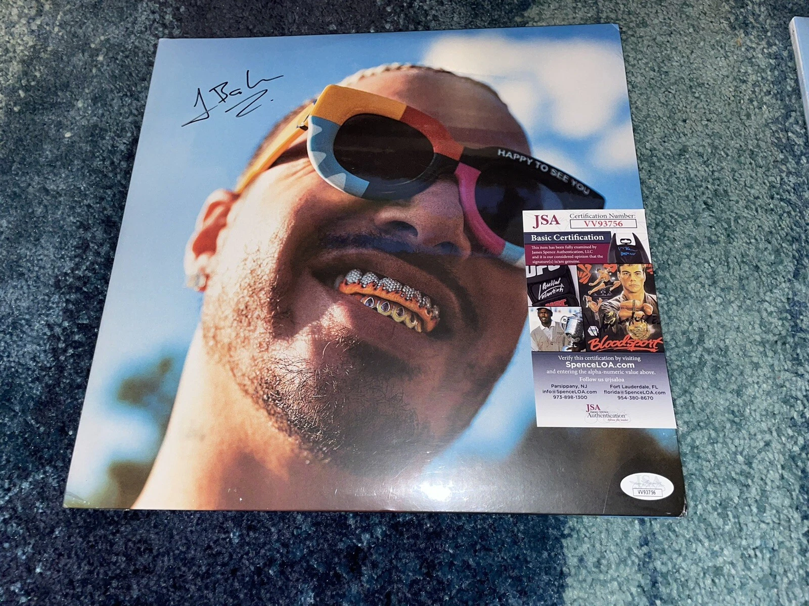 J Balvin Signed Jose Vinyl Album Latin Superstar JSA Authentication #VV93756