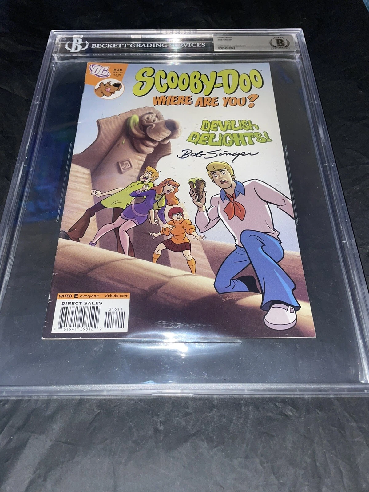 Bob Singer Signed Scooby-Doo Where Are You? Comic Book Beckett Encap #2