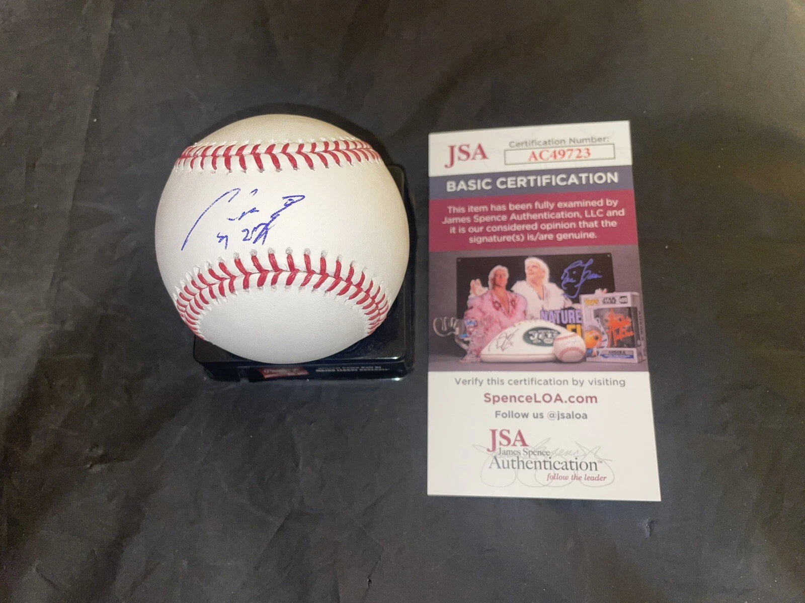 Seiya Suzuki Signed Official Major League Baseball Chicago Cubs JSA