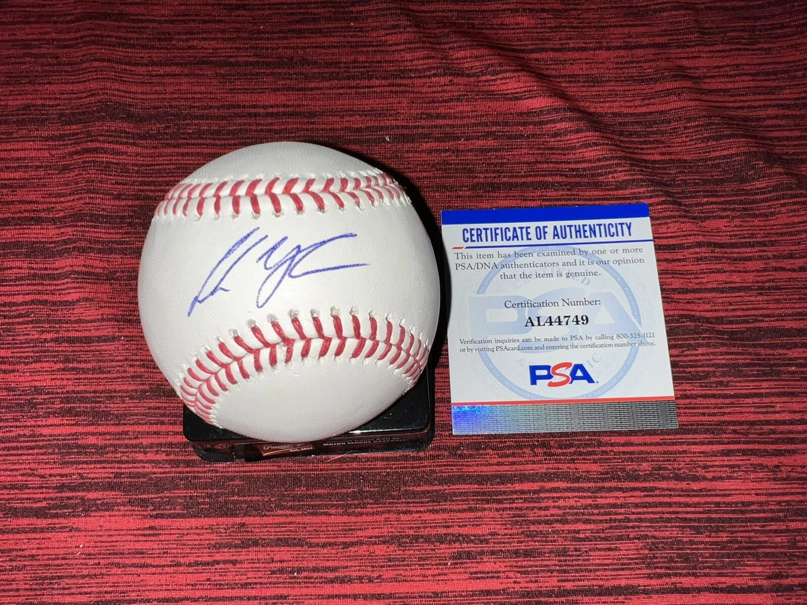 Andrew Vaughn Signed Official Major League Baseball Chicago White Sox PSA/DNA