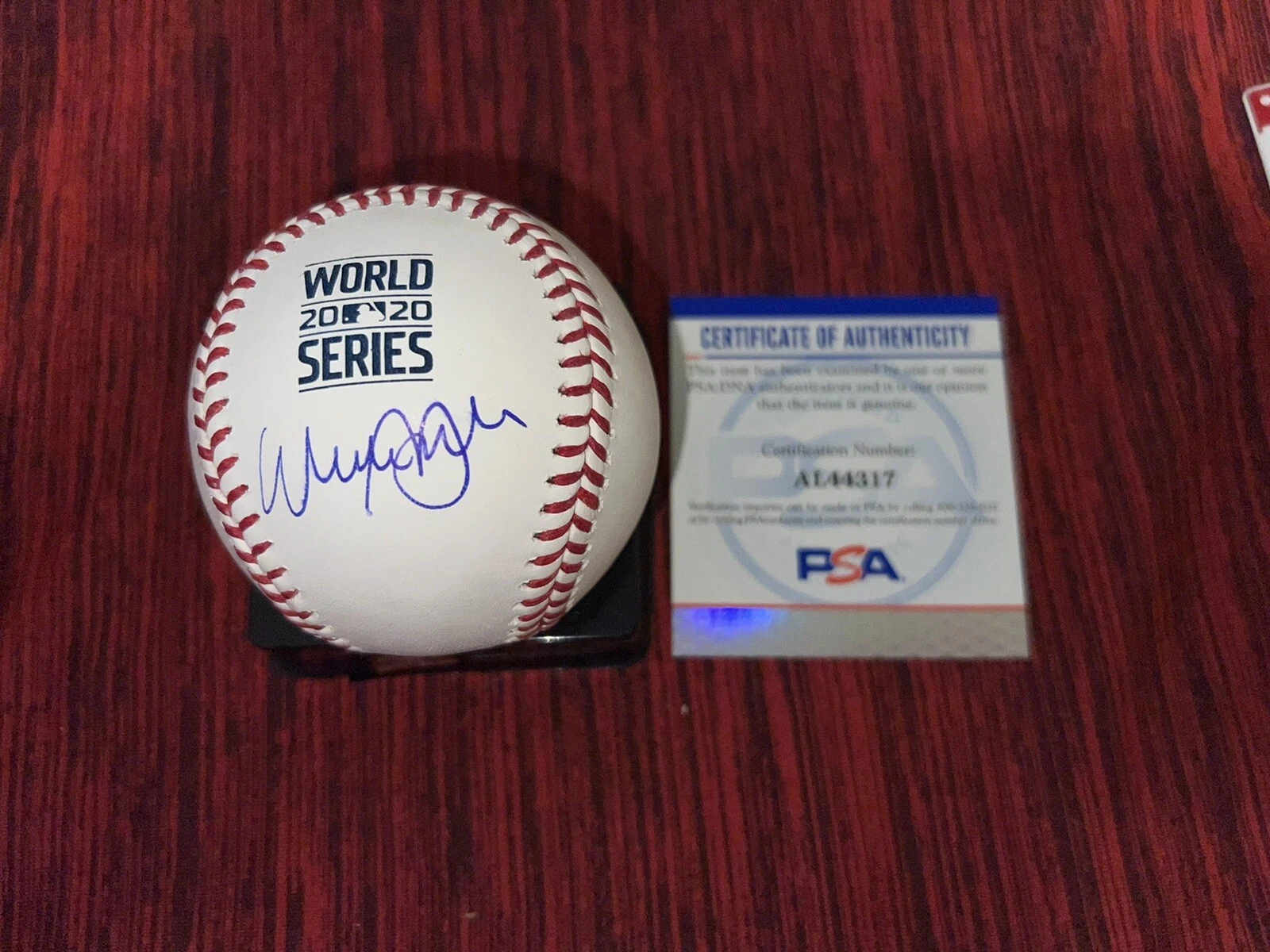 Walker Buehler Signed Official 2020 World Series Baseball LA Dodgers PSA/DNA #4