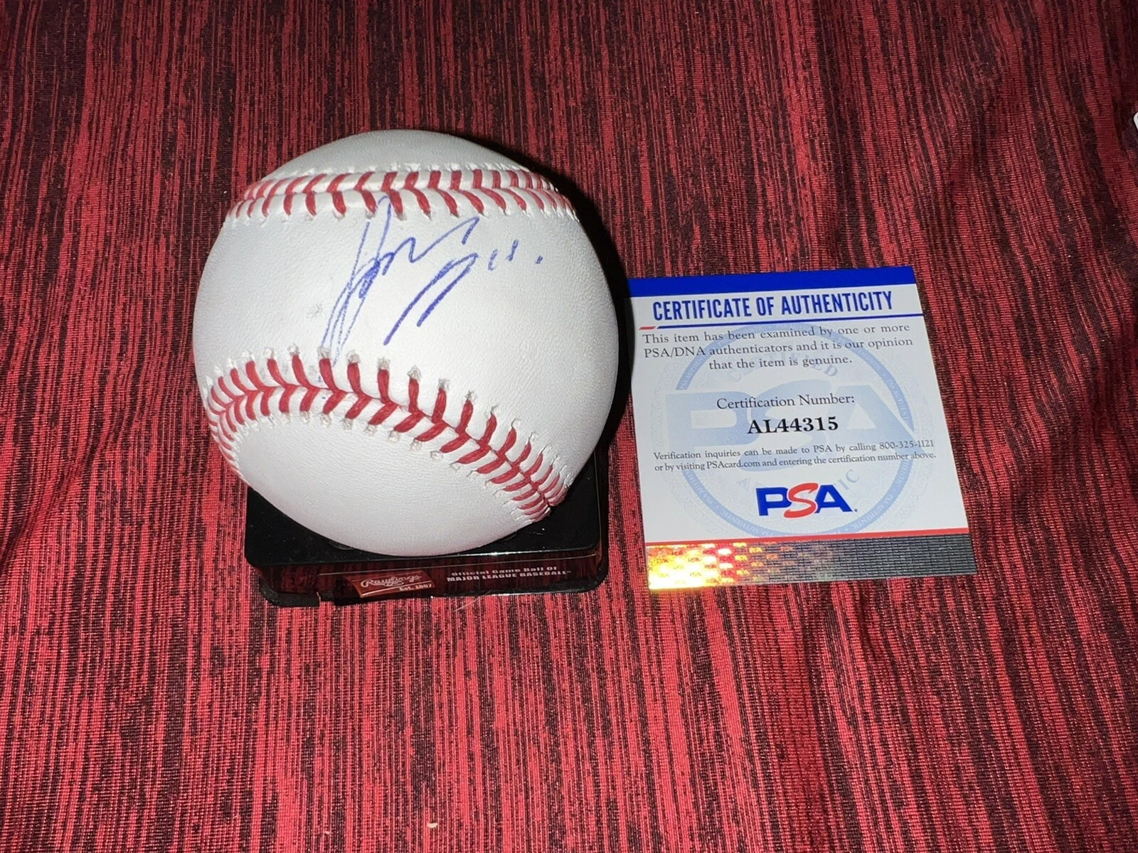 James Rodriguez Signed Official Major League Baseball Columbia Soccer PSA/DNA