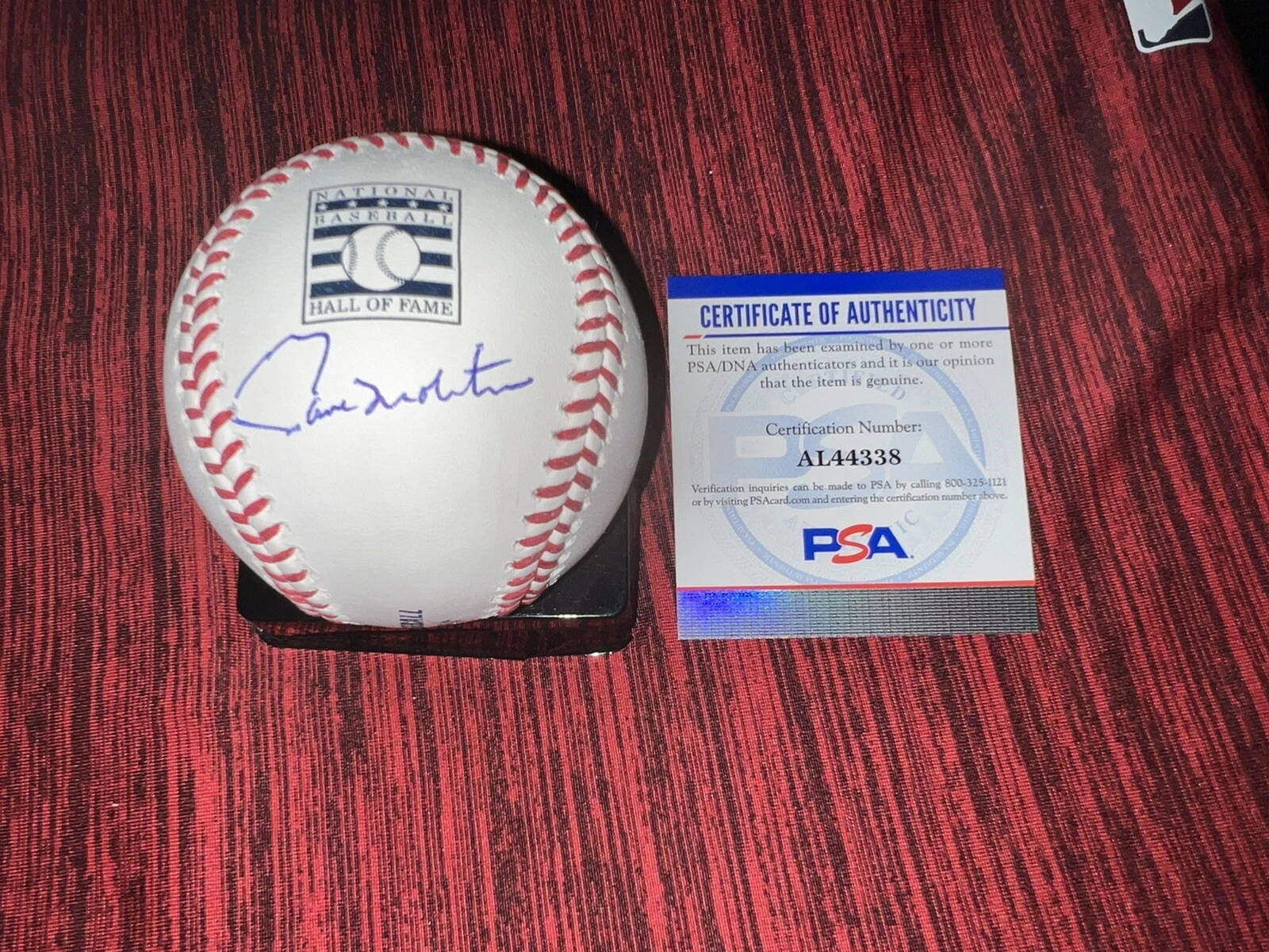 Paul Molitor Signed Official Hall Of Fame Baseball Minnesota Twins PSA/DNA