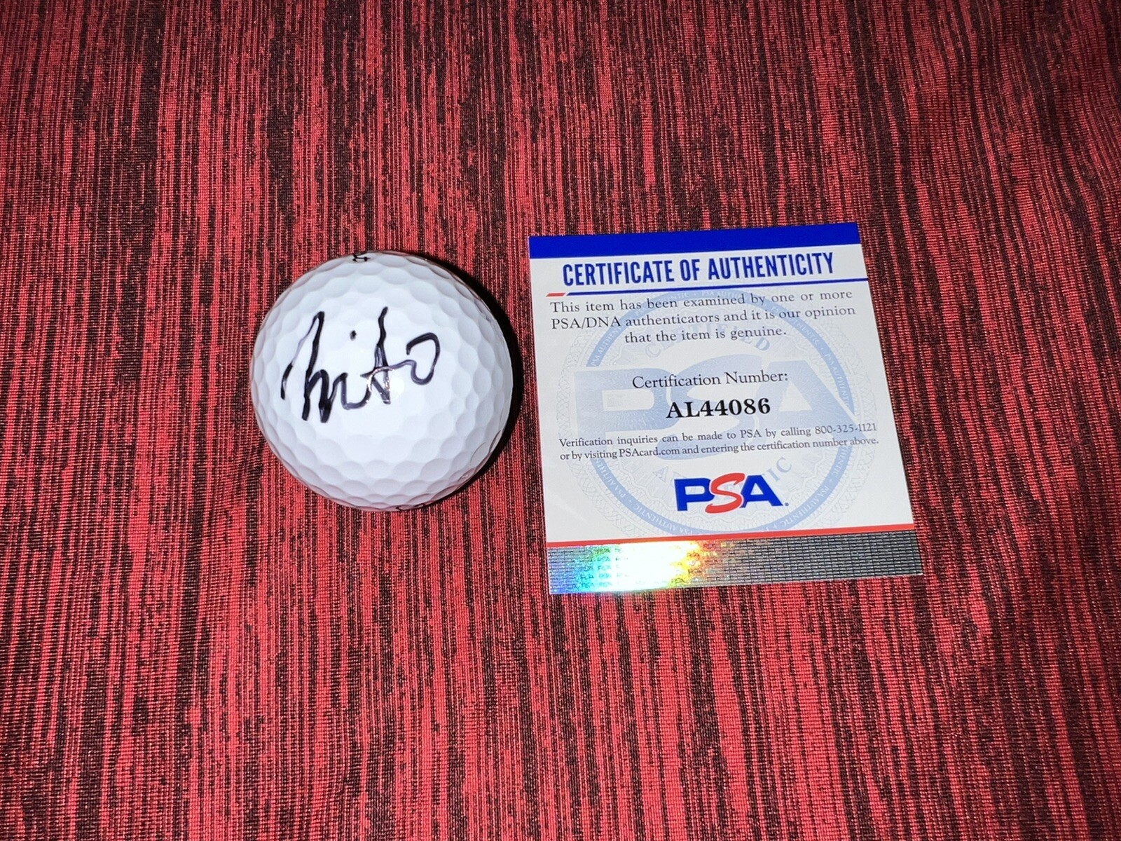 Mito Pereira Signed Official Titleist  Velocity Golf Ball PGA PSA/DNA #5