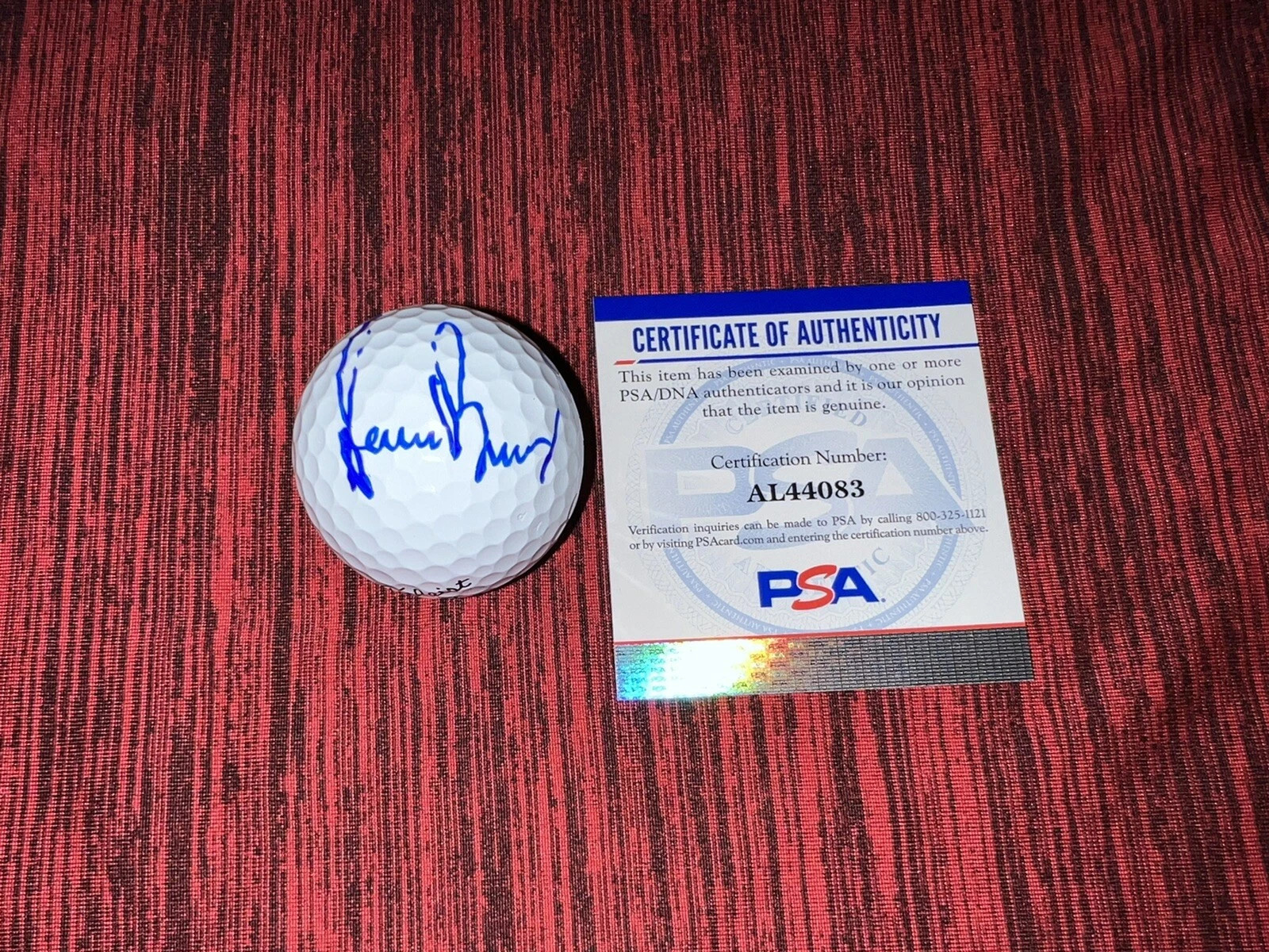 Sam Burns Signed Official Titleist Pro V1 Golf Ball PGA Pro PSA/DNA