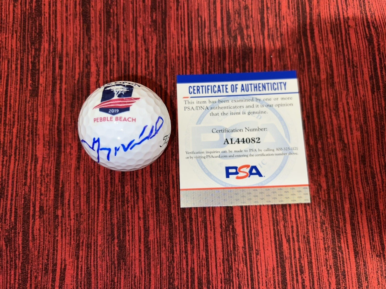 Gary Woodland Signed Titleist 2019 US Open Golf Ball Pebble Beach PSA/DNA