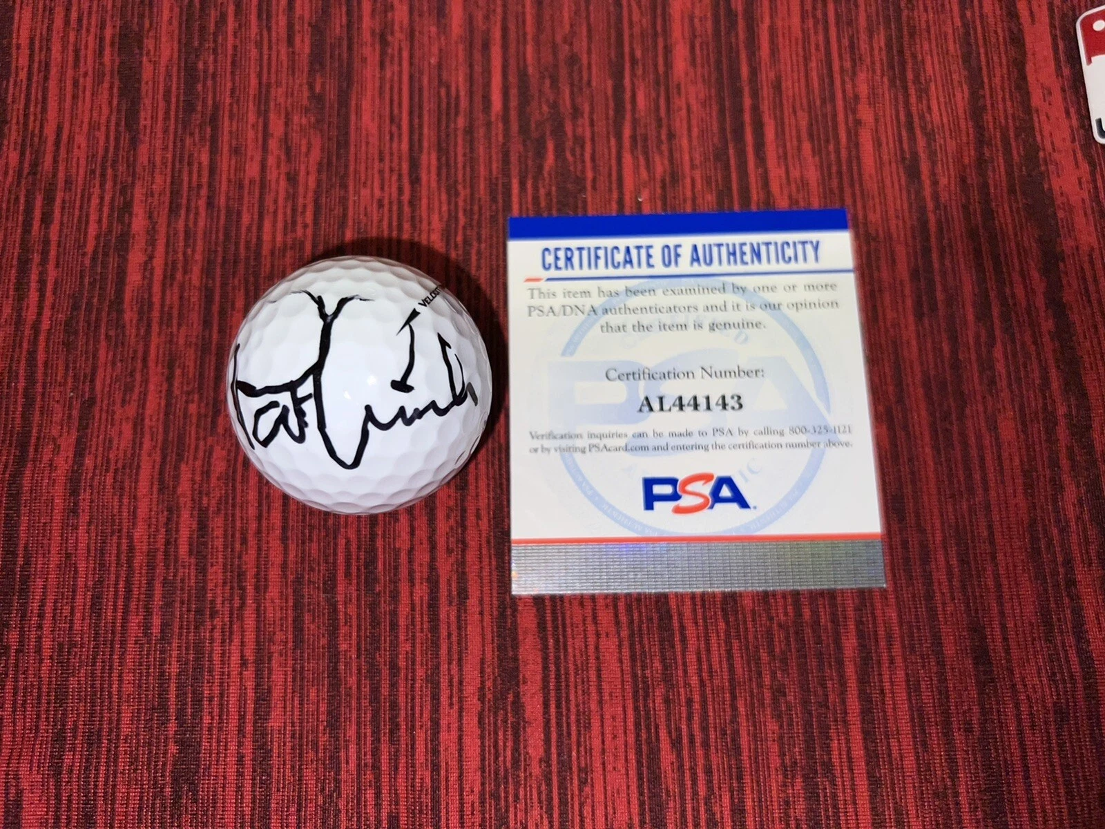 Patrick Cantlay Signed Official Masters Golf Ball PGA Superstar PSA/DNA