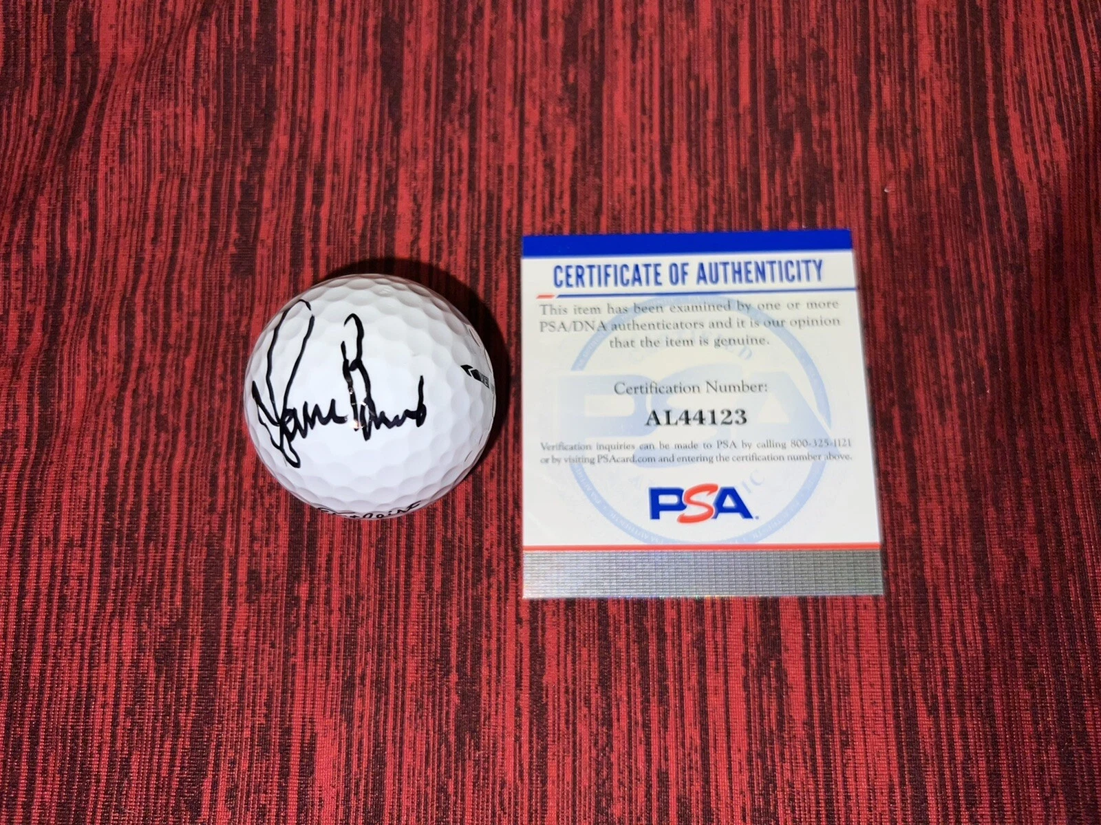 Sam Burns Signed Official Titleist  Velocity Golf Ball PGA PSA/DNA #3