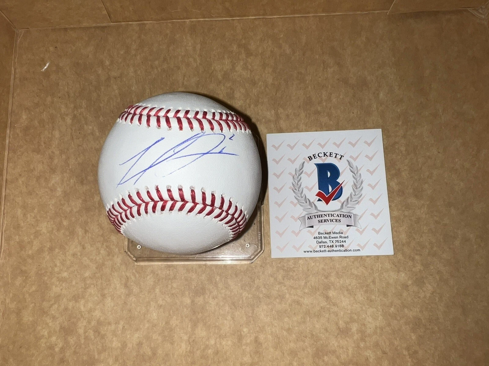 Michael Harris II Signed Official Major League Baseball 2022 NL ROY? Beckett