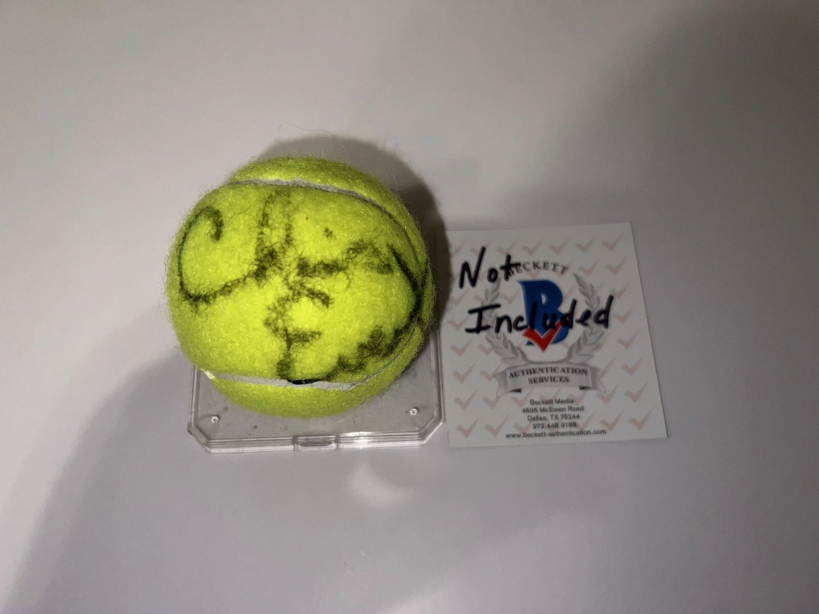 Chris Evert Signed Official Penn Tennis Ball GOAT Beckett Auth