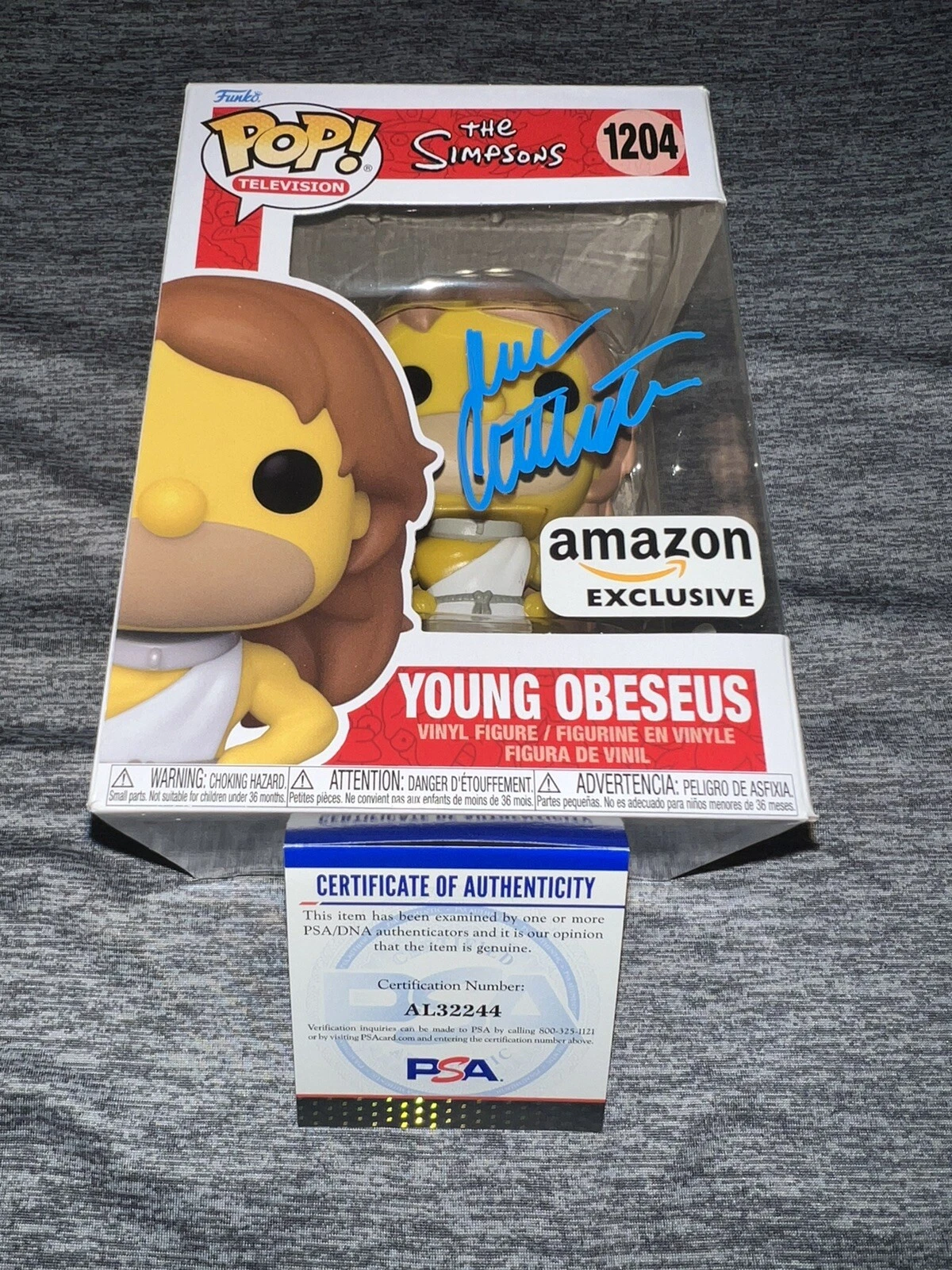 Dan Castellaneta Signed Official Young Obeseus Funko Pop Figure Simpsons PSA/DNA