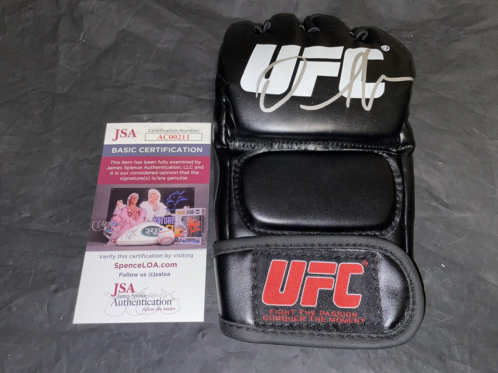 Daniel Cormier Signed UFC Glove Heavyweight Champ HOF 2022 JSA Auth #5