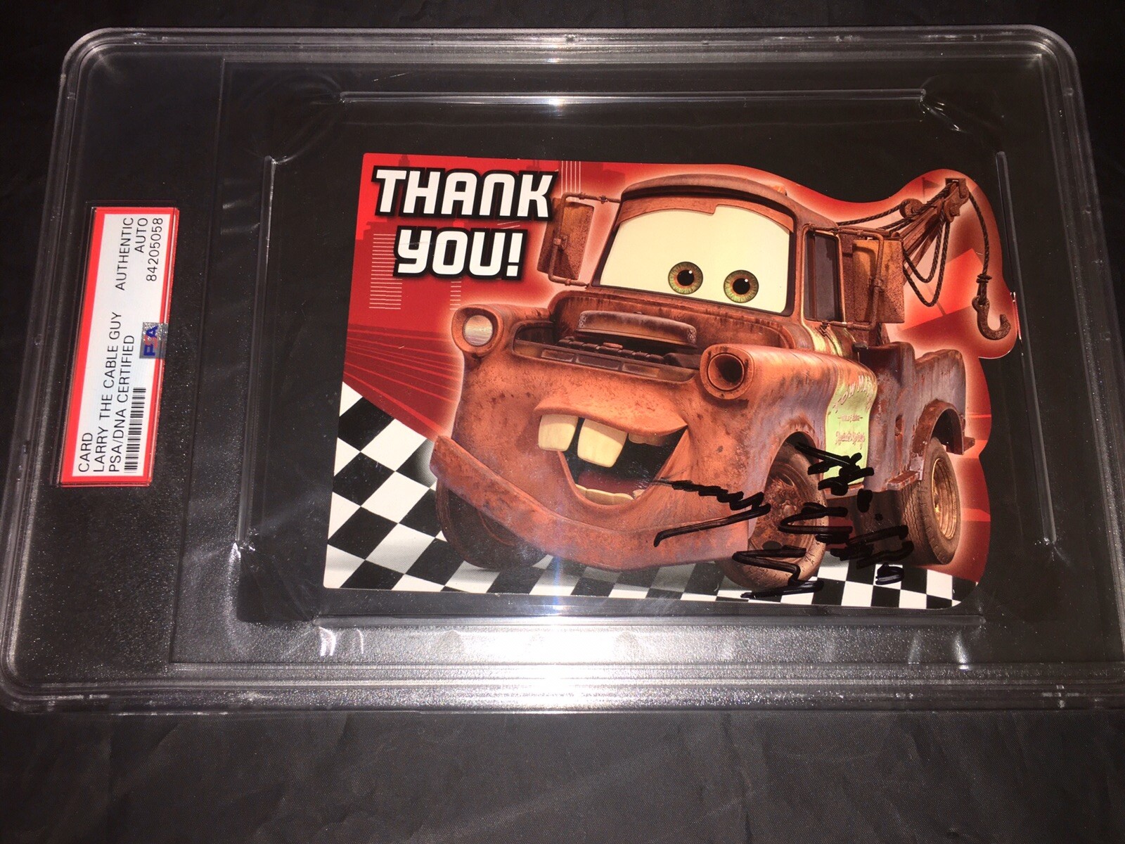 Larry The Cable Guy Signed Mater Postcard Cars Comedy Superstar PSA/DNA ...