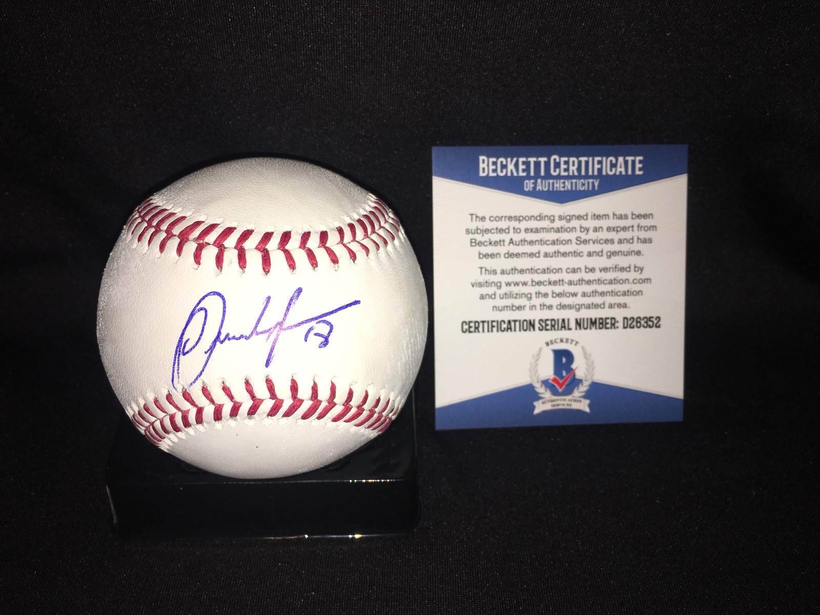 Carlos Martinez Signed Major League Baseball St Louis Cardinals Star Beckett