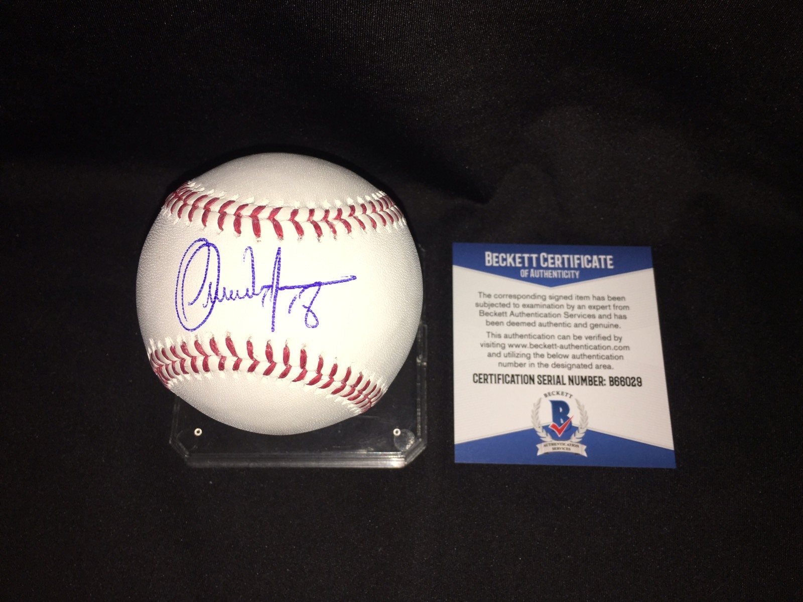 Carlos Martinez Signed Major League Baseball St Louis Cardinals Star Beckett #2