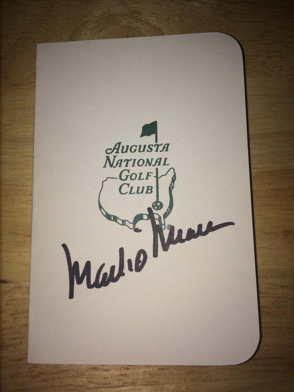 Mark O'Meara Signed/Auto Official Masters Scorecard 1998 Champion COA