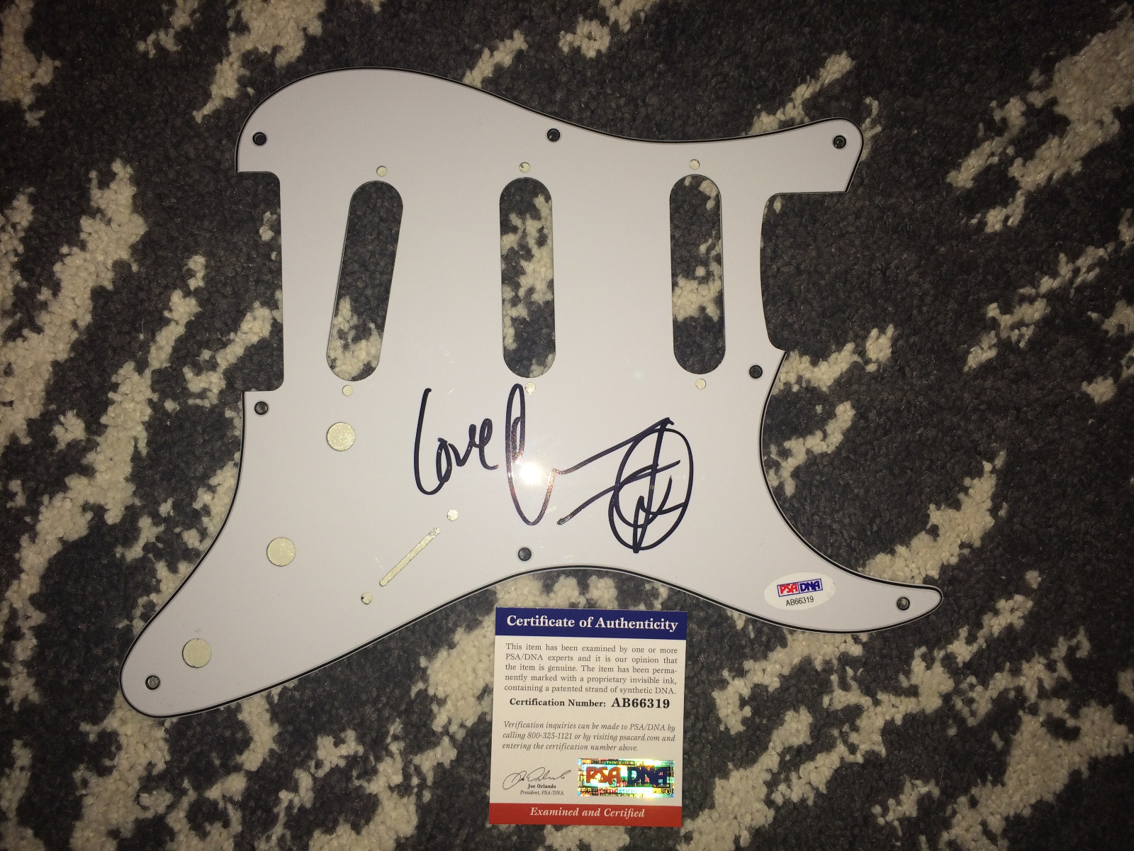 Common Signed Pickguard 