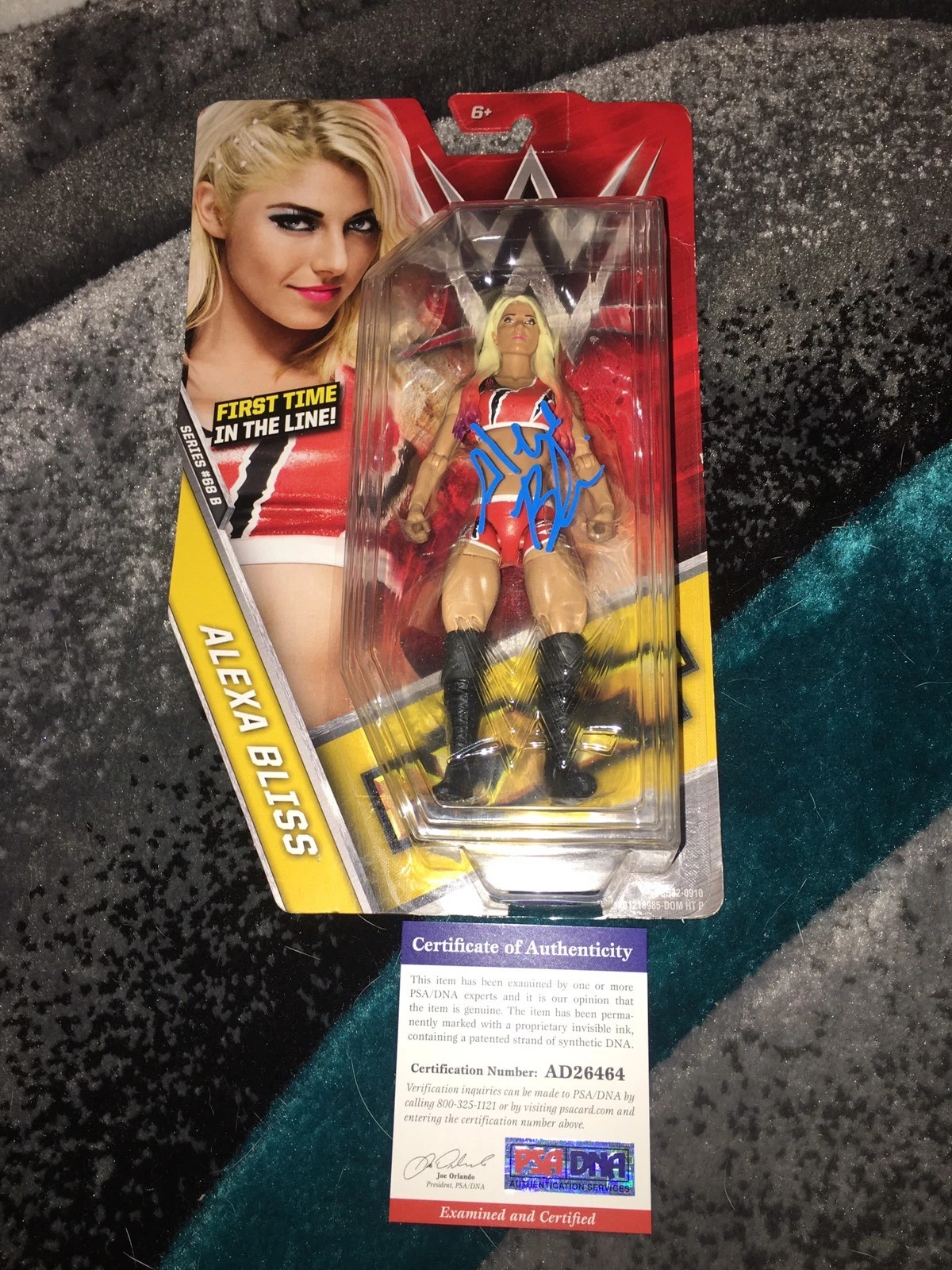 Alexa Bliss Signed WWE Figurine Women's Diva Champion PSA/DNA