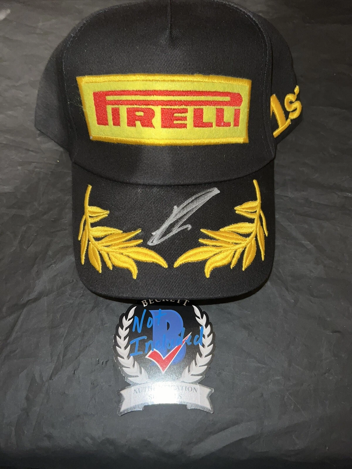 George Russell Signed Pirelli Podium Hat F1 Superstar Mercedes Beckett #3
