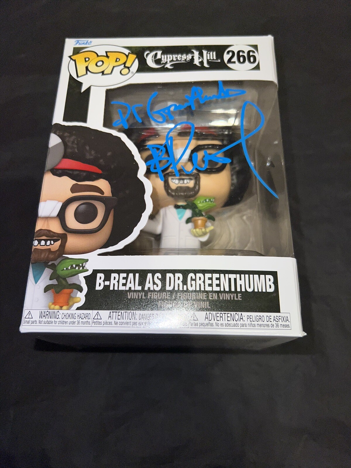 B Real Signed Official Cypress Hill Funko Pop Figure Dr Greenthumb Beckett #2