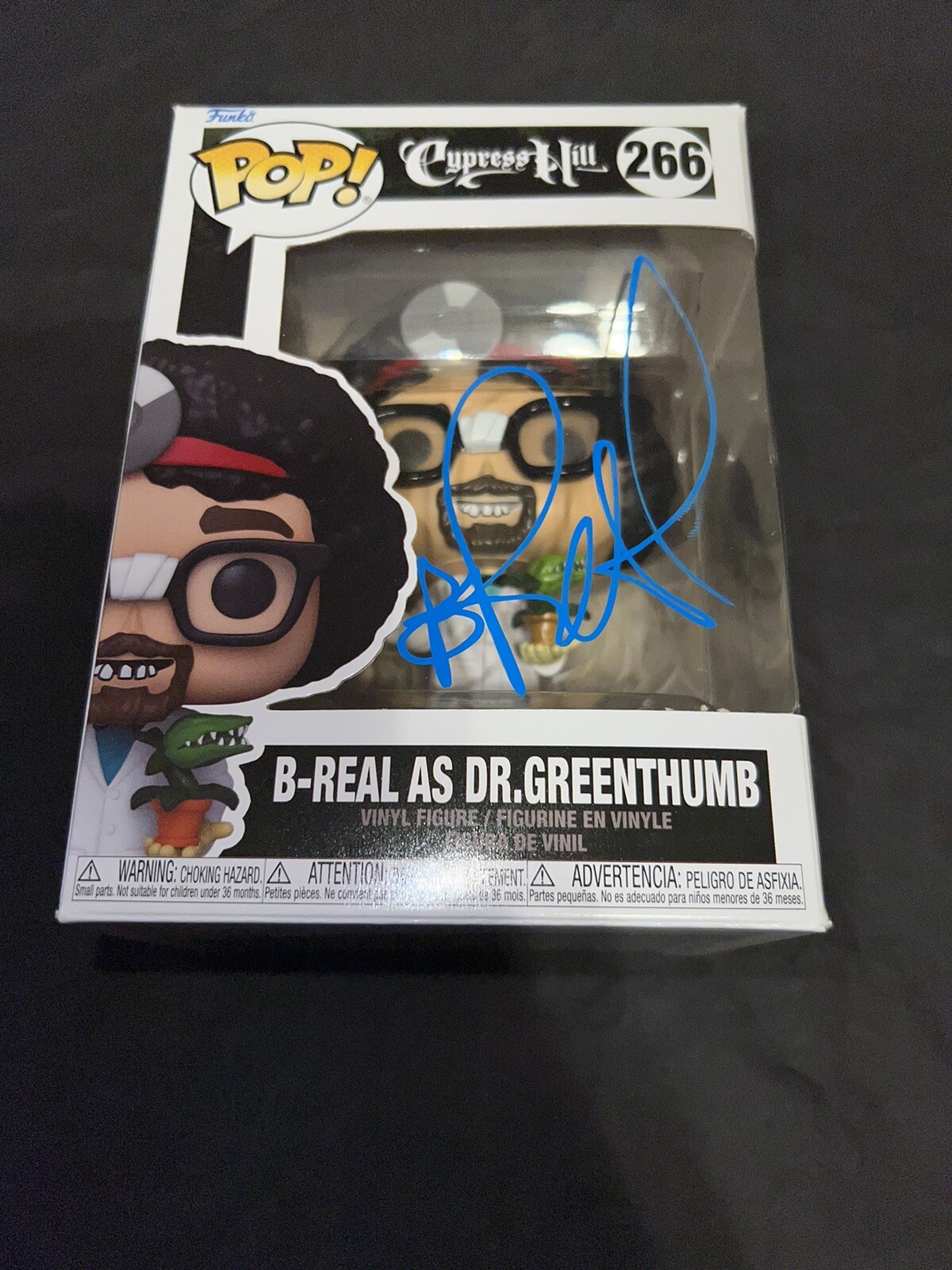 B Real Signed Official Cypress Hill Funko Pop Figure Dr Greenthumb Beckett #3