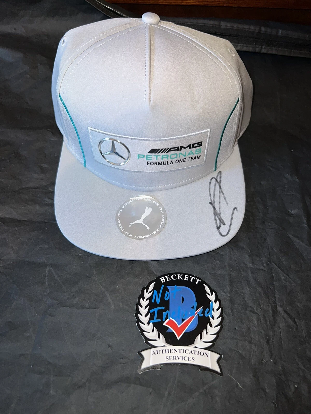 George Russell Signed Official Mercedes AMG Hat F1 Superstar Mercedes Beckett #2