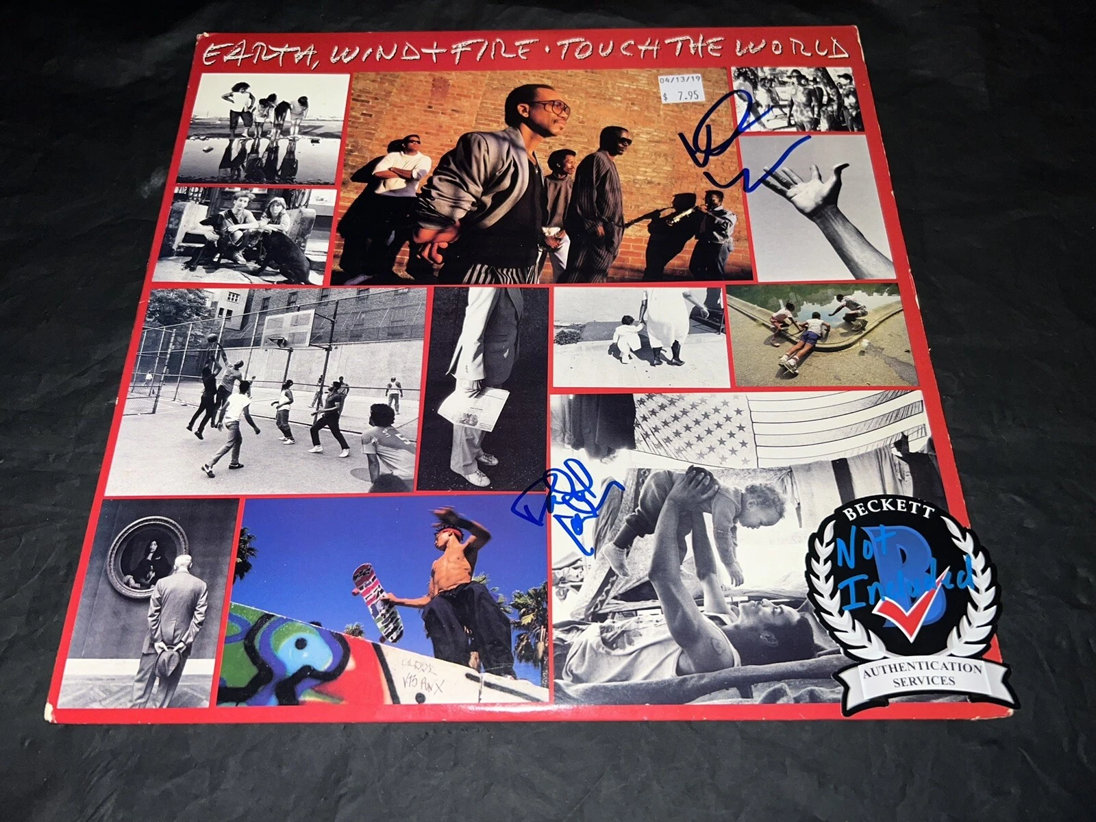 Verdine White & Ralph Johnson Signed Earth Wind And Fire Vinyl Album Beckett