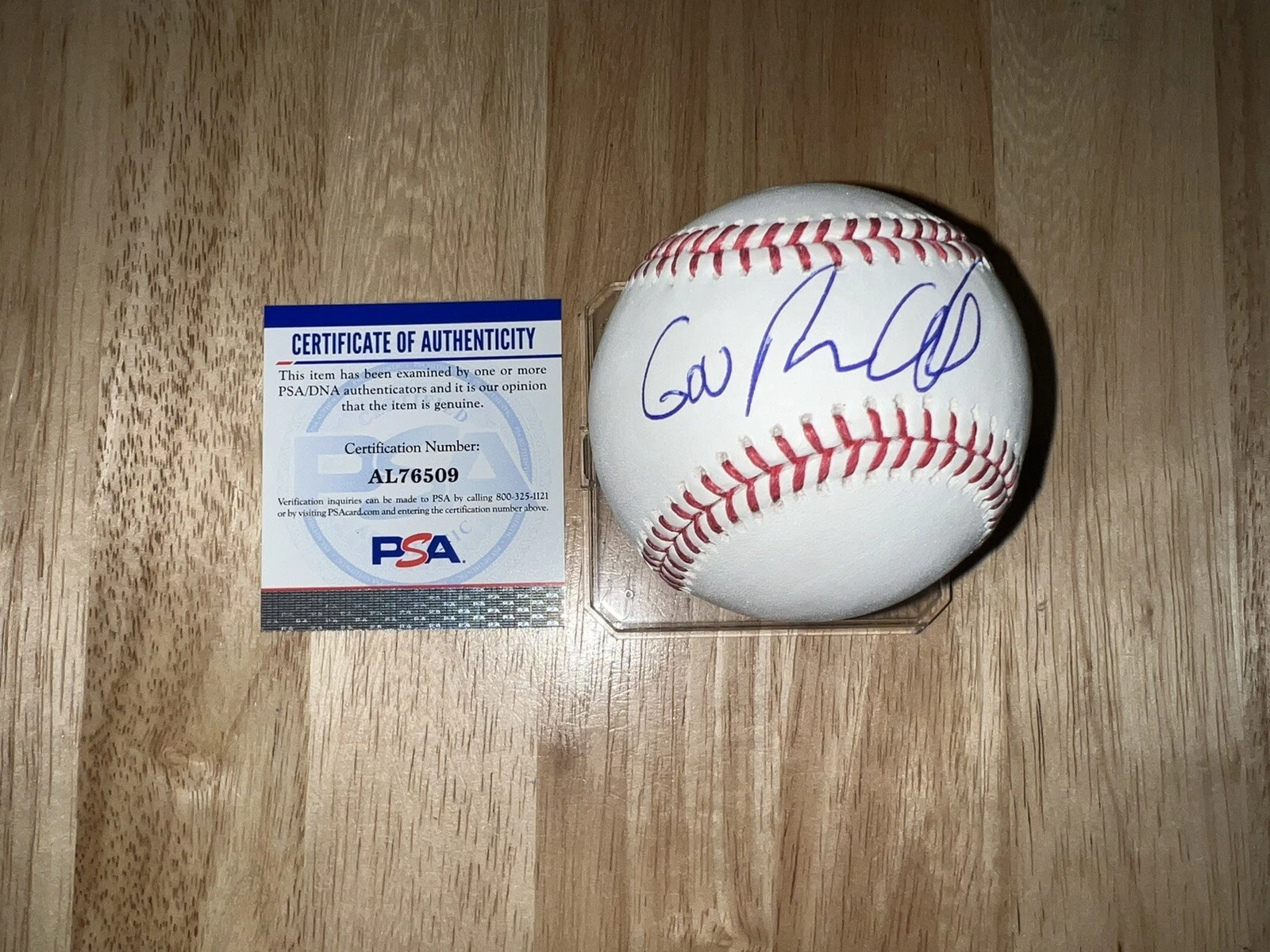 Ron DeSantis Signed Official Major League Baseball Florida Governor PSA/DNA