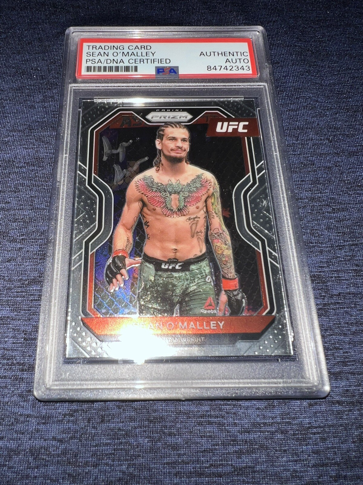 “Suga” Sean O’Malley Signed 2021 Panini Prizm UFC Trading Card Legend PSA/DNA #2