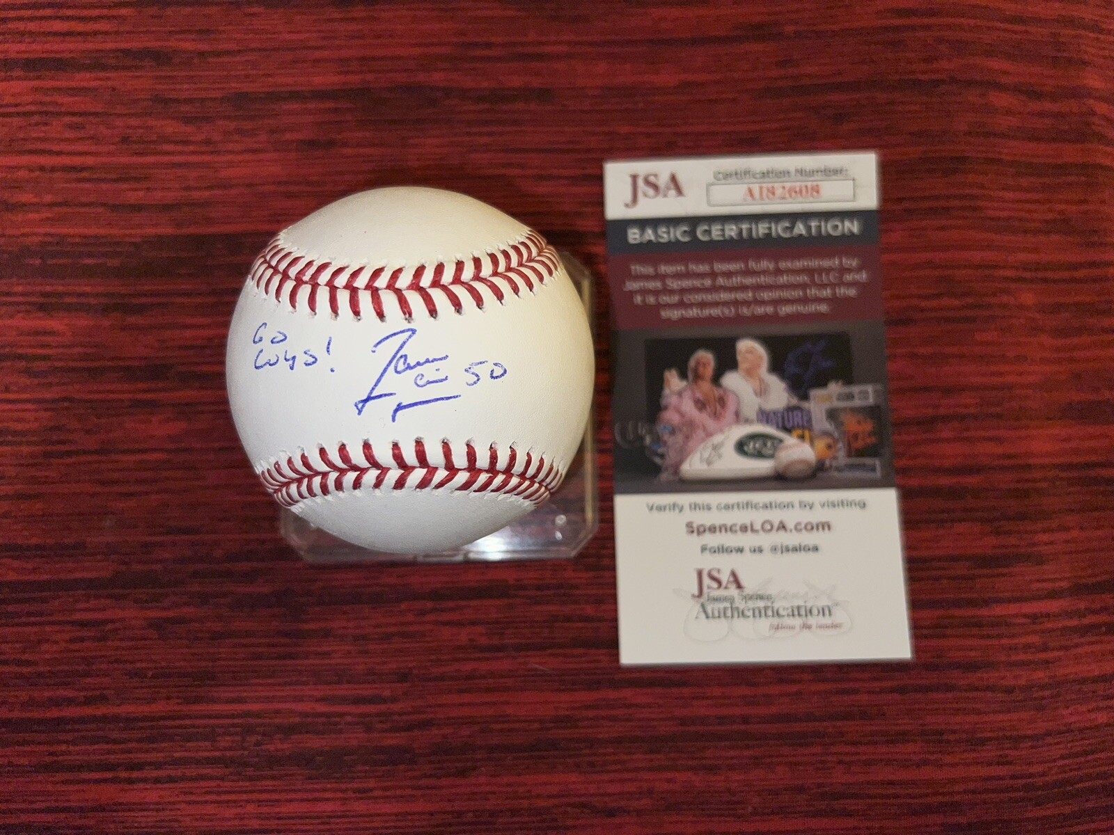 Jameson Taillon Signed Official Major League Baseball Chicago Cubs Star JSA