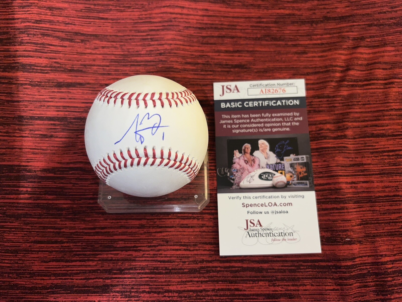 MJ Melendez Signed Official Major League Baseball Kansas City Royals JSA