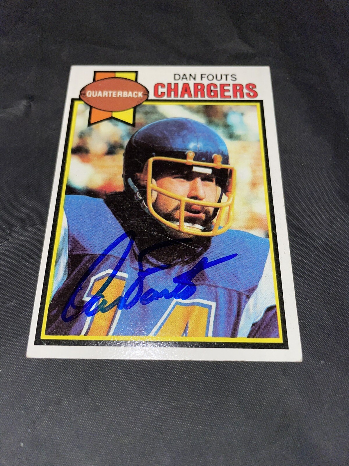 Dan Fouts ￼Signed 1978 Topps Trading Card San Diego Chargers