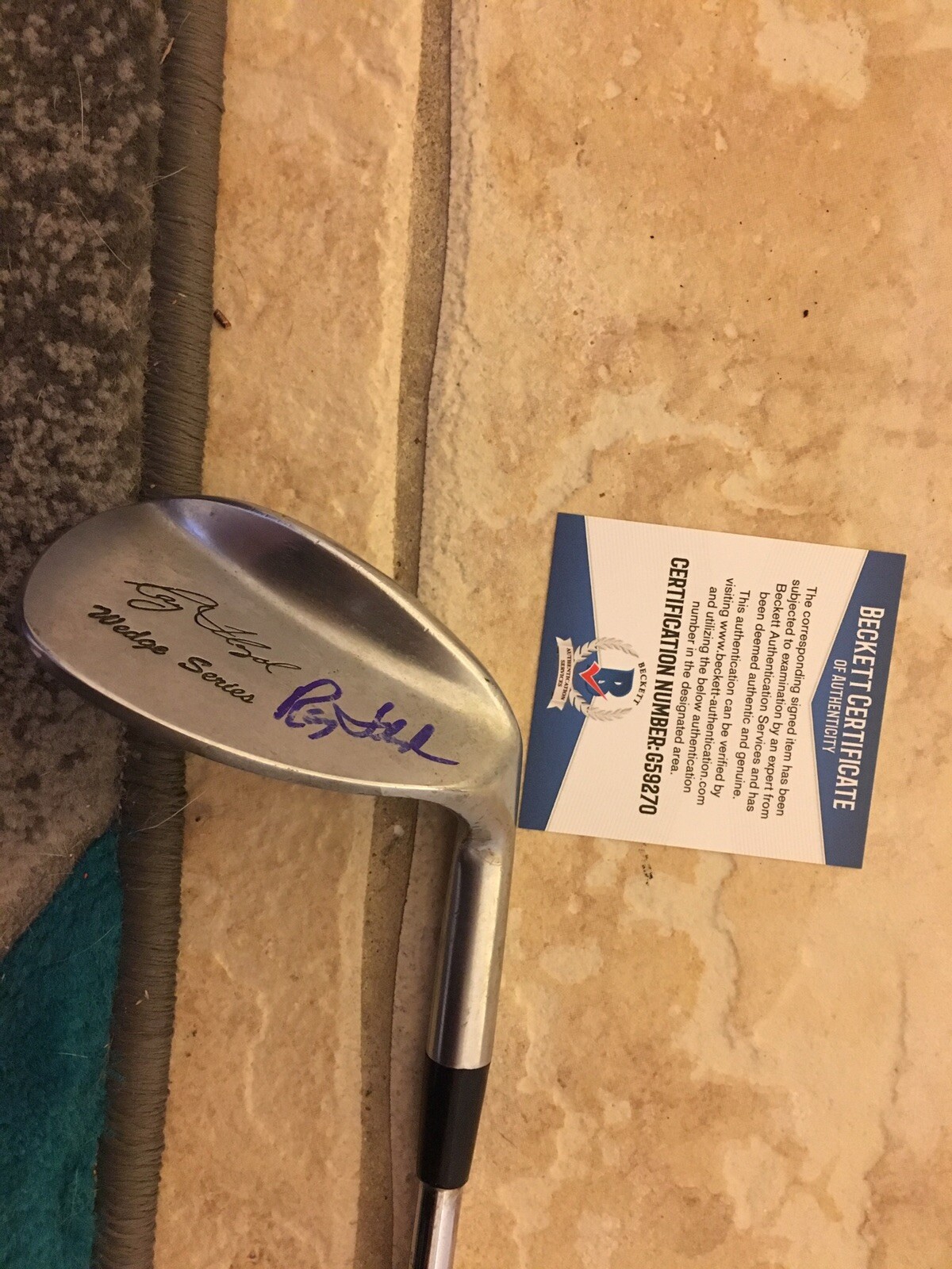 Ray Floyd Signed Official Model Golf Club 1976 Masters Champ Raymond Beckett #2
