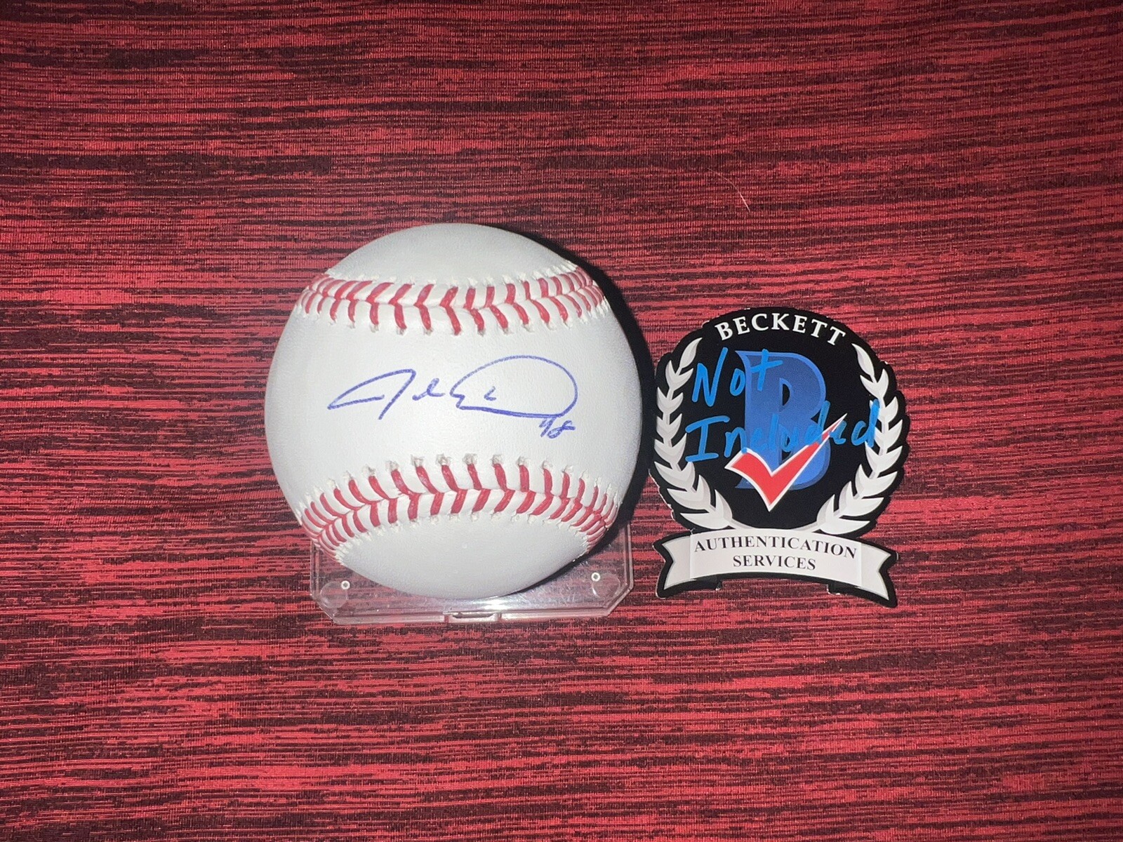 Jacob deGrom Signed Official Major League Baseball Texas Rangers Beckett Auth