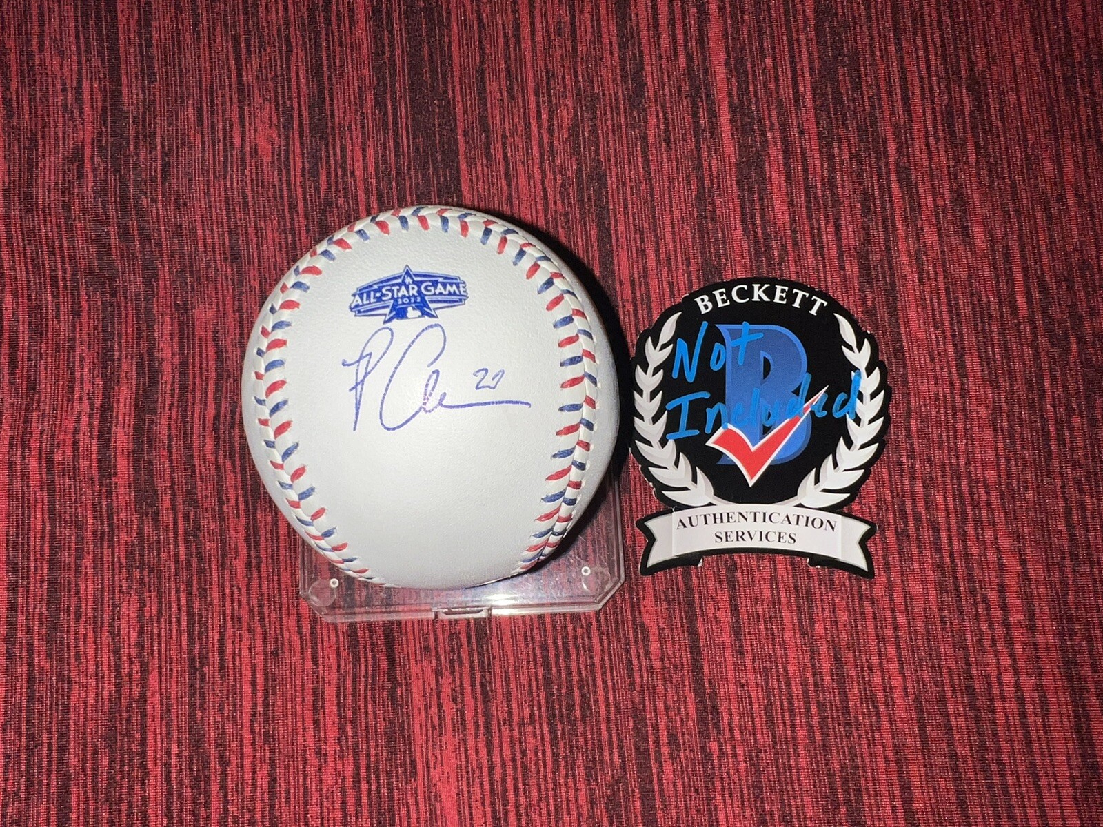 Pete Alonso Signed Official 2022 All Star Baseball New York Mets Beckett