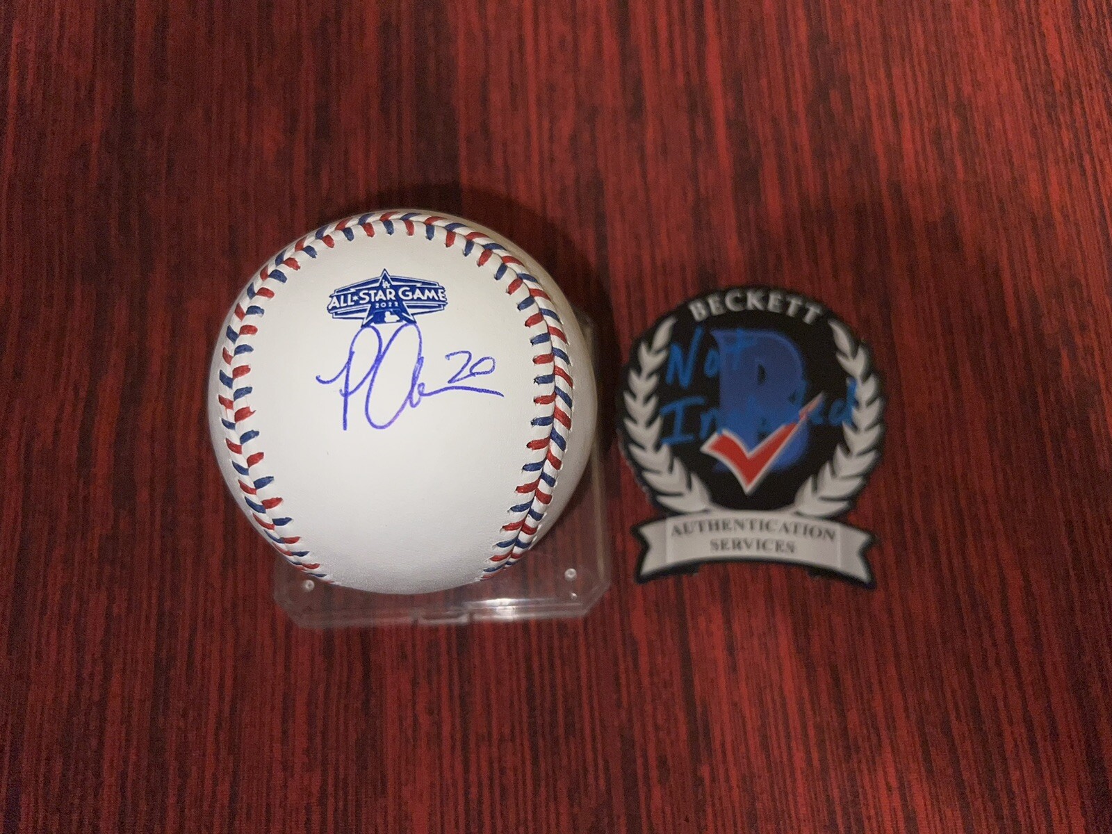 Pete Alonso Signed Official 2022 All Star Baseball New York Mets Beckett #2