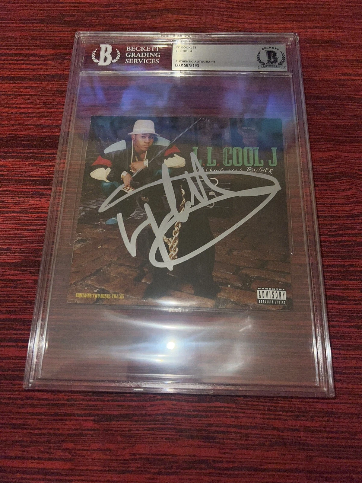 LL Cool J Signed Walking With A Panther CD Booklet Hip Hop Legend NCIS Beckett