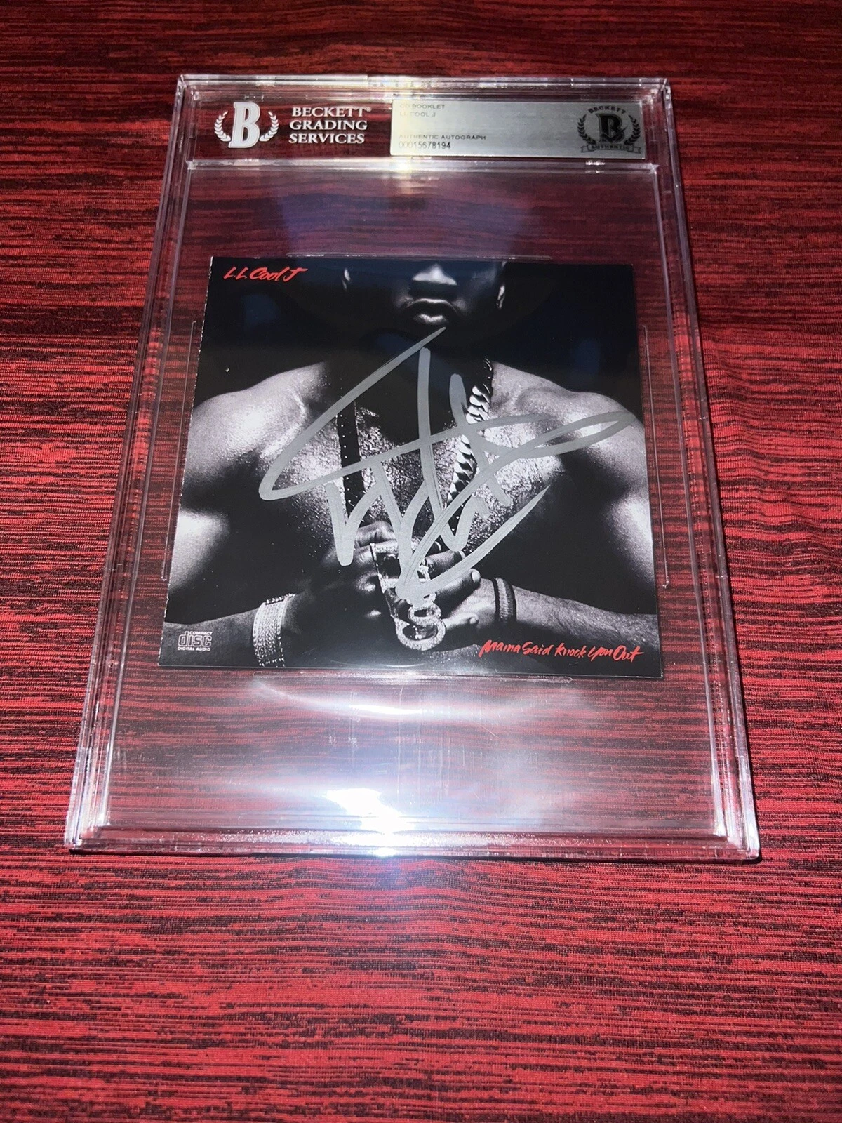LL Cool J Signed Mama Said Knock You Out CD Booklet Hip Hop Legend NCIS Beckett