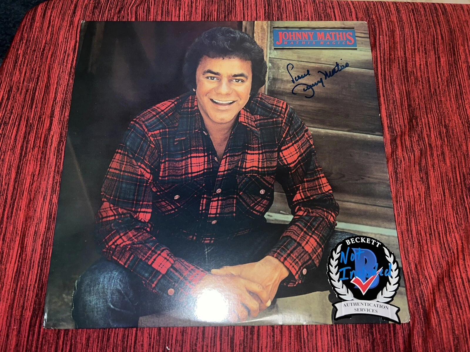 Johnny Mathis Signed Mathis Magic Vinyl Album Grammy Hall Of Fame Legend Beckett