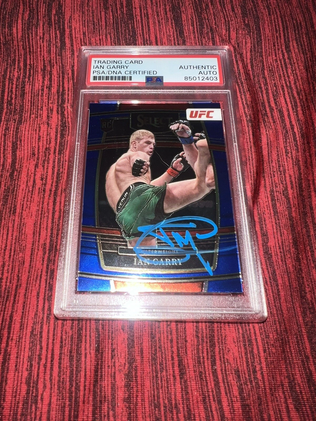 Ian Garry Signed 2022 Panini Select Concourse Level Rookie UFC Trading Card PSA