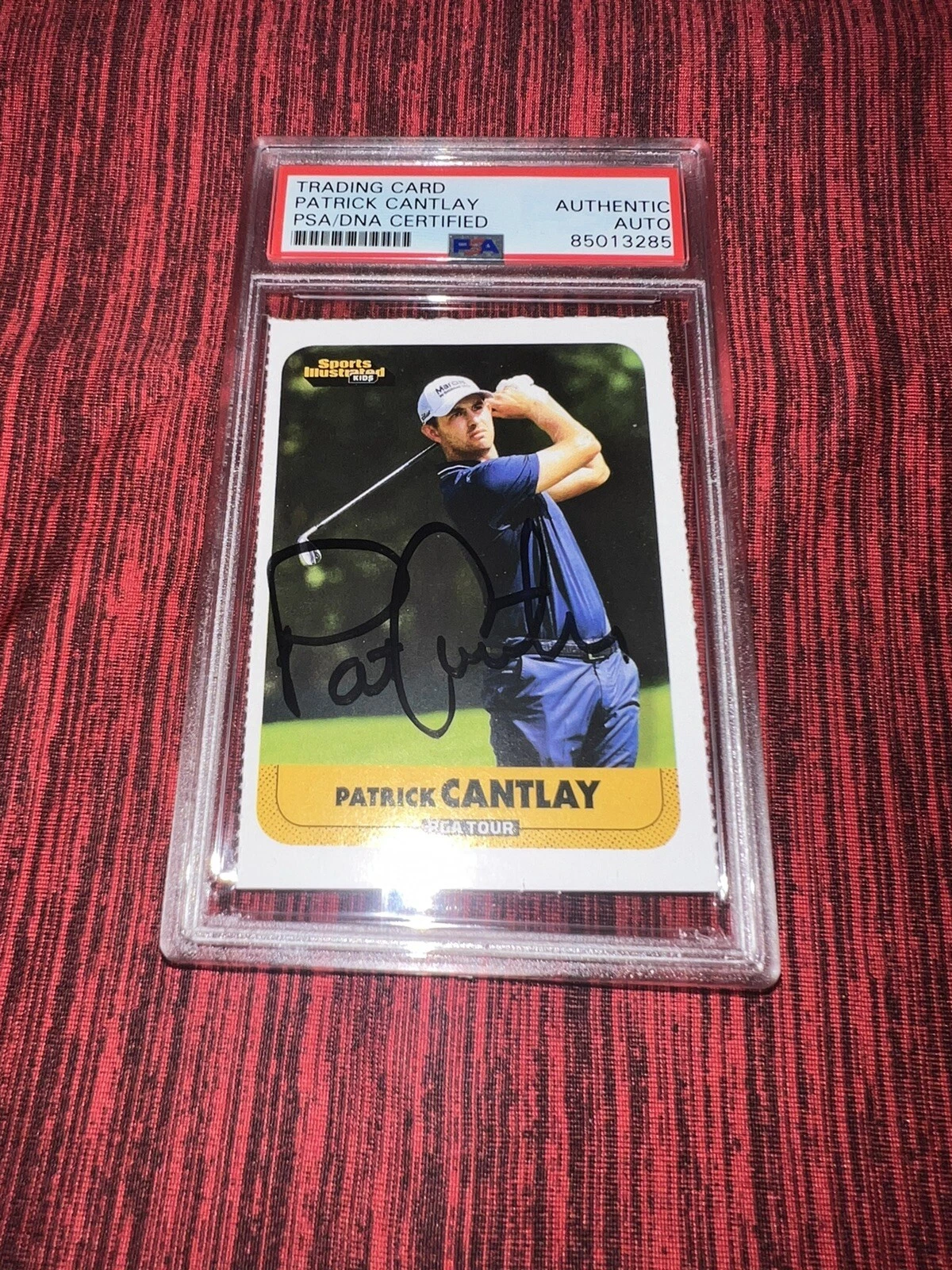 Patrick Cantlay Signed 2021 Sports Illustrated For Kids Trading Card 996 PSA/DNA
