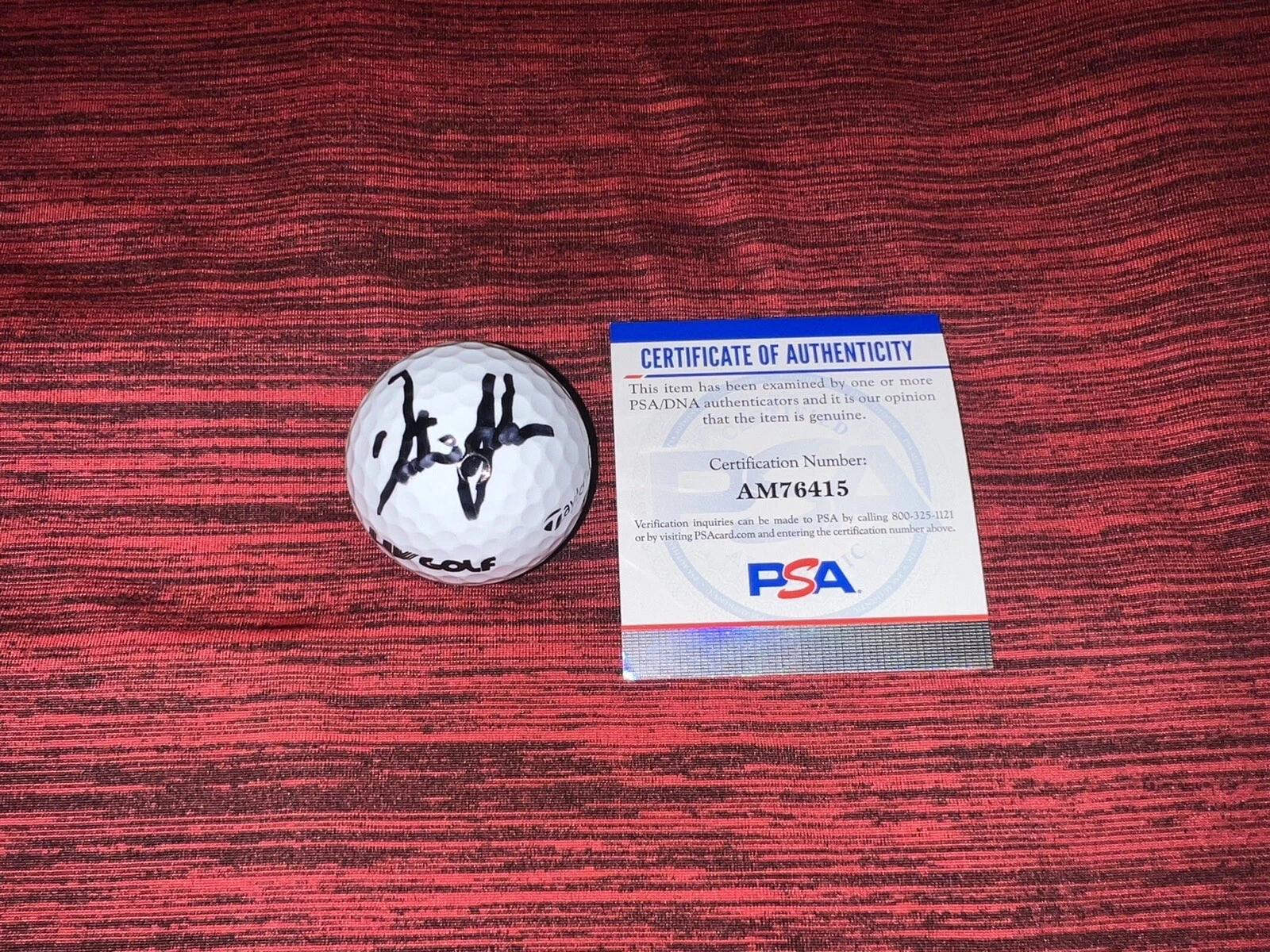 Dustin Johnson Signed Official LIV Golf Ball LIV Golf 4 Aces Captain PSA/DNA