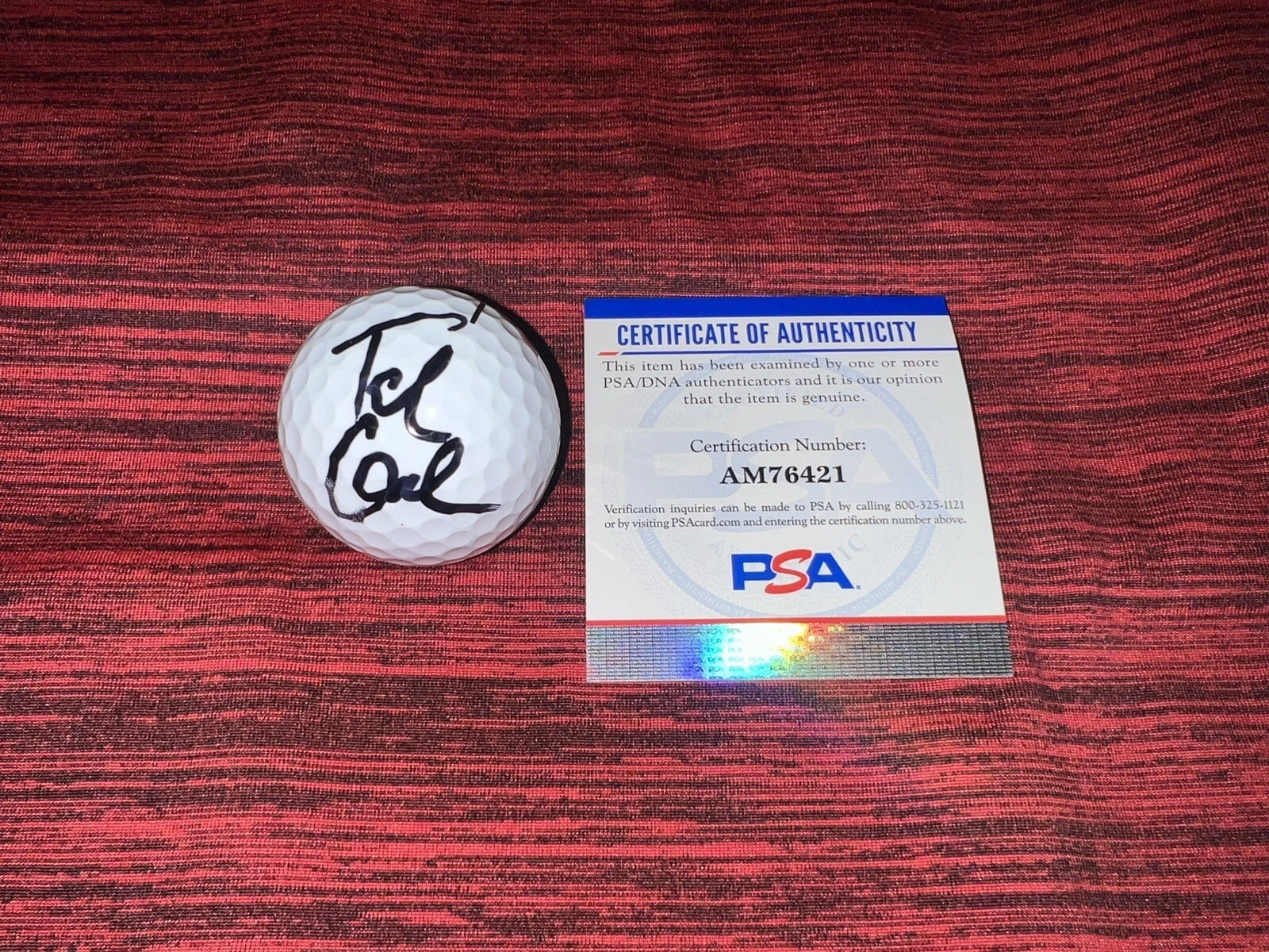 Talor Gooch Signed Official LIV Golf Ball LIV Golf The Range Goats PSA/DNA