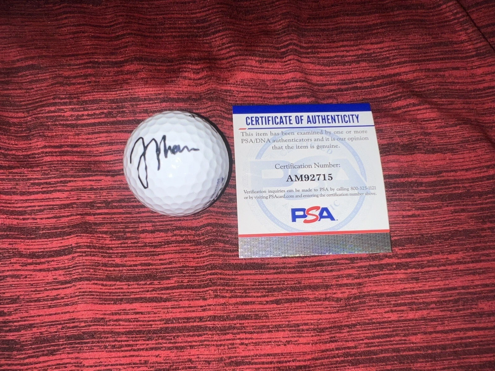 Justin Thomas Signed 2022 PGA Championship Golf Ball Southern Hills PSA/DNA #2