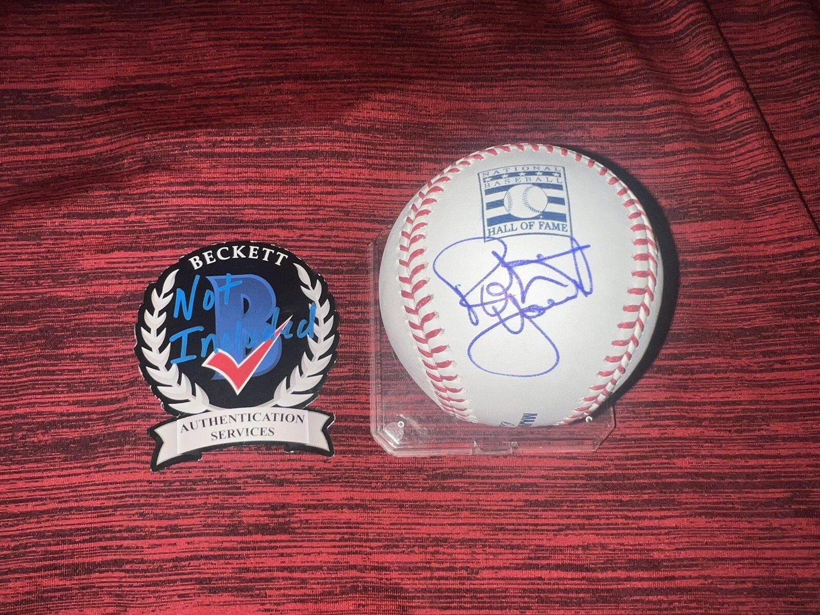 Robin Yount Signed Official Hall Of Fame Baseball Milwaukee Brewers Beckett